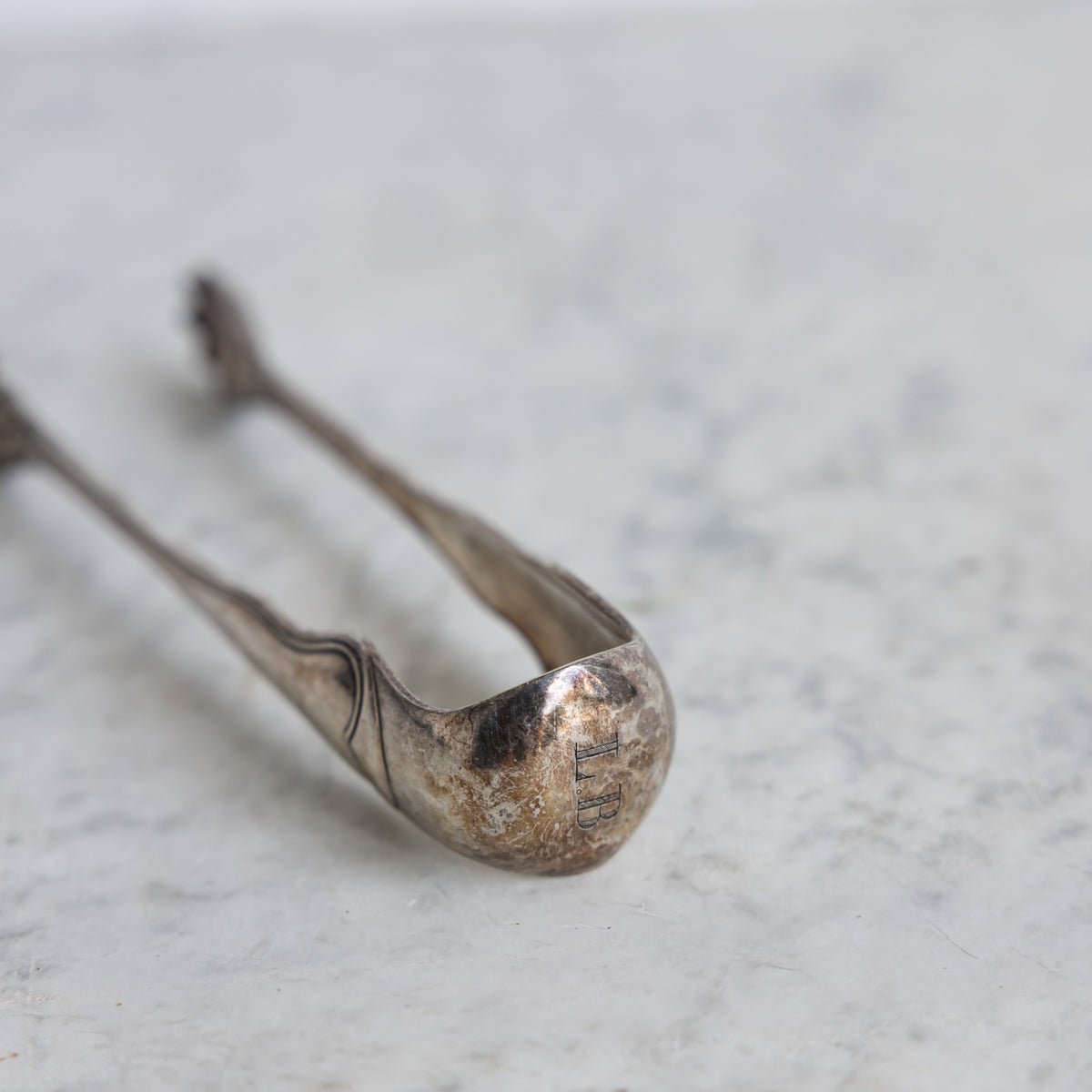 Engraved Ice Tongs - elsie green - the french kitchen