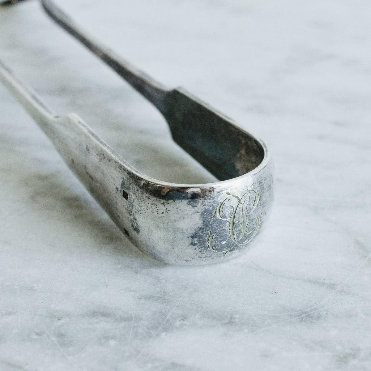 Engraved Ice Tongs - elsie green - The French Kitchen