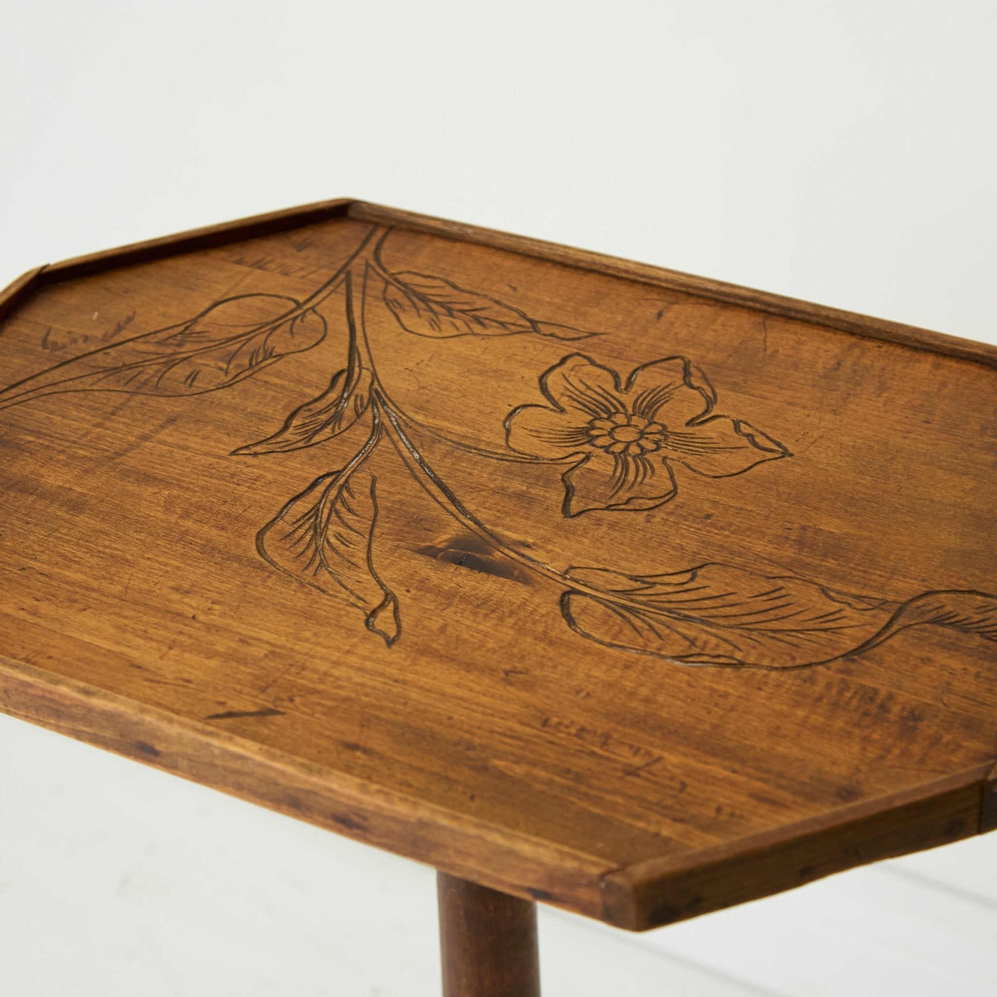Engraved Side Table - elsie green - Furniture