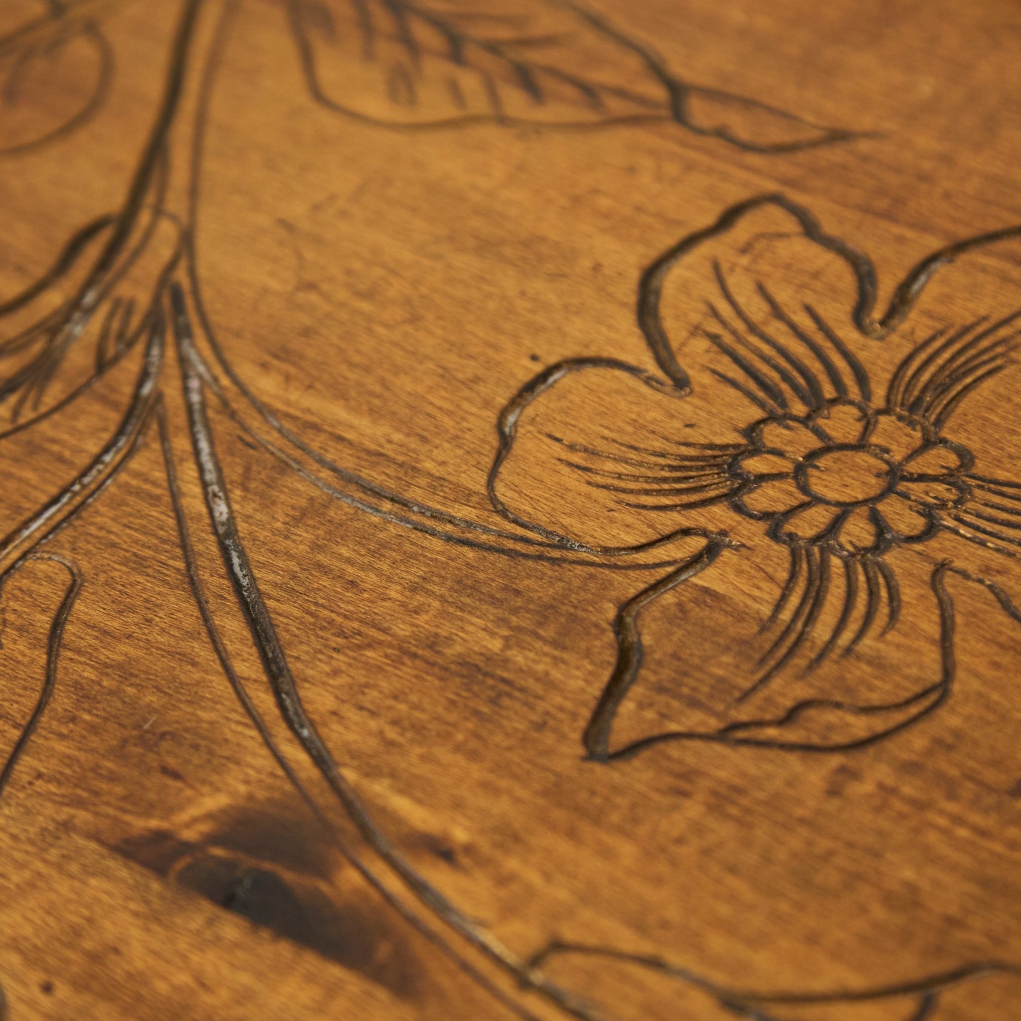 Engraved Side Table - elsie green - Furniture