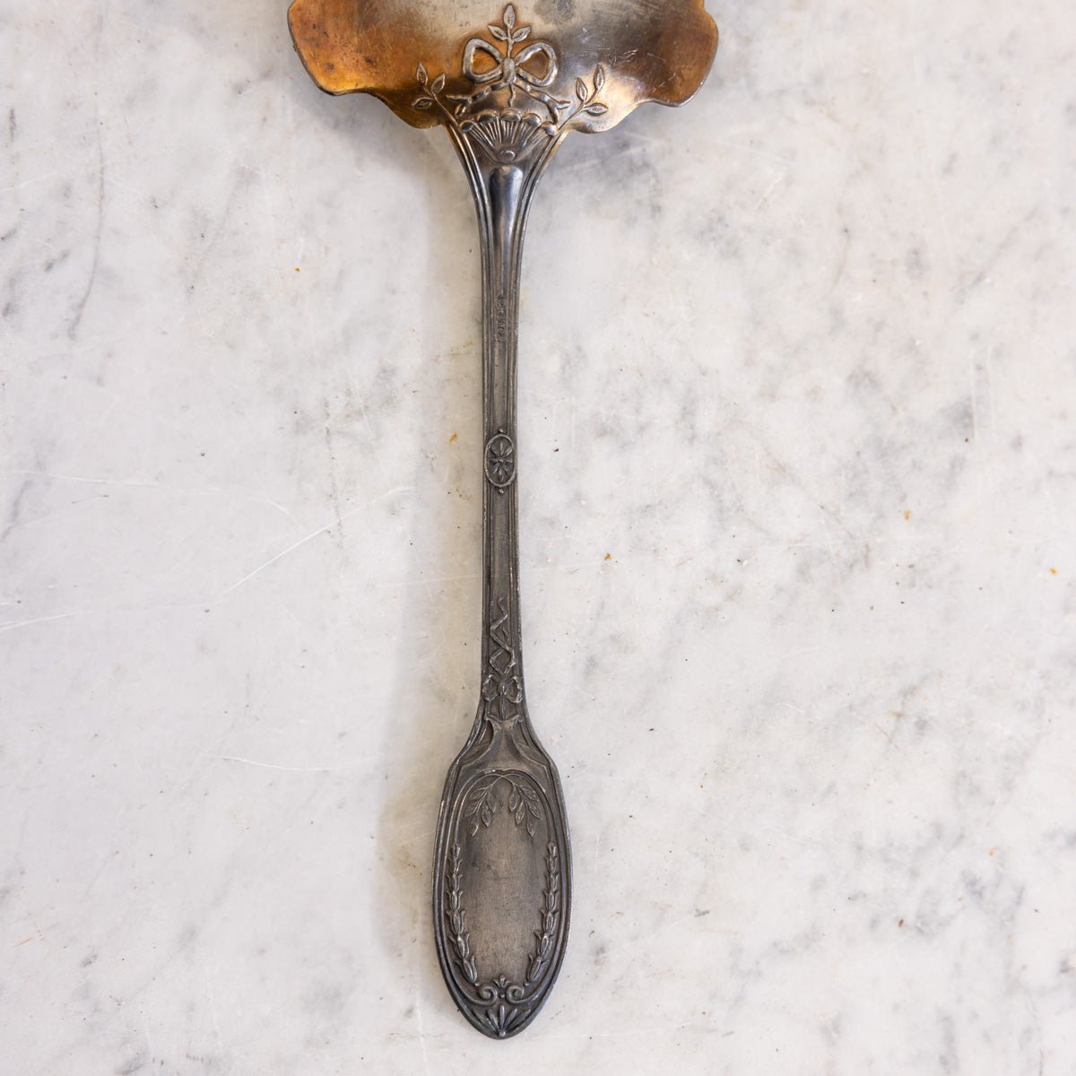 Engraved Silver Serving Spoon - elsie green - the french kitchen