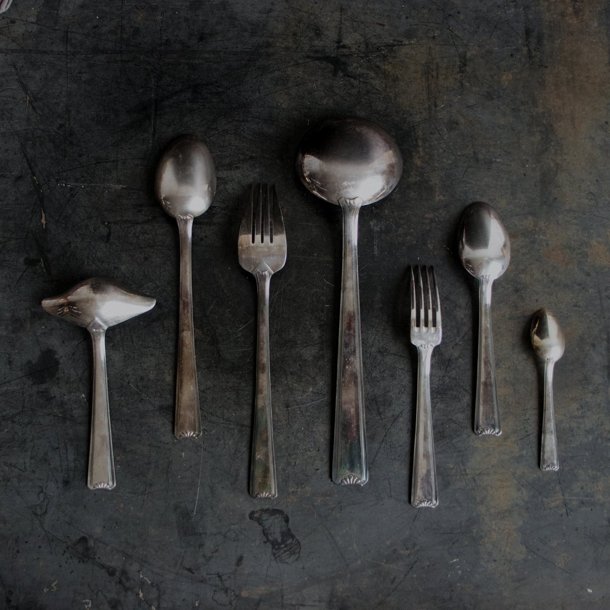 Ercuis Complete Flatware Set of 40 Pieces - elsie green - the french kitchen