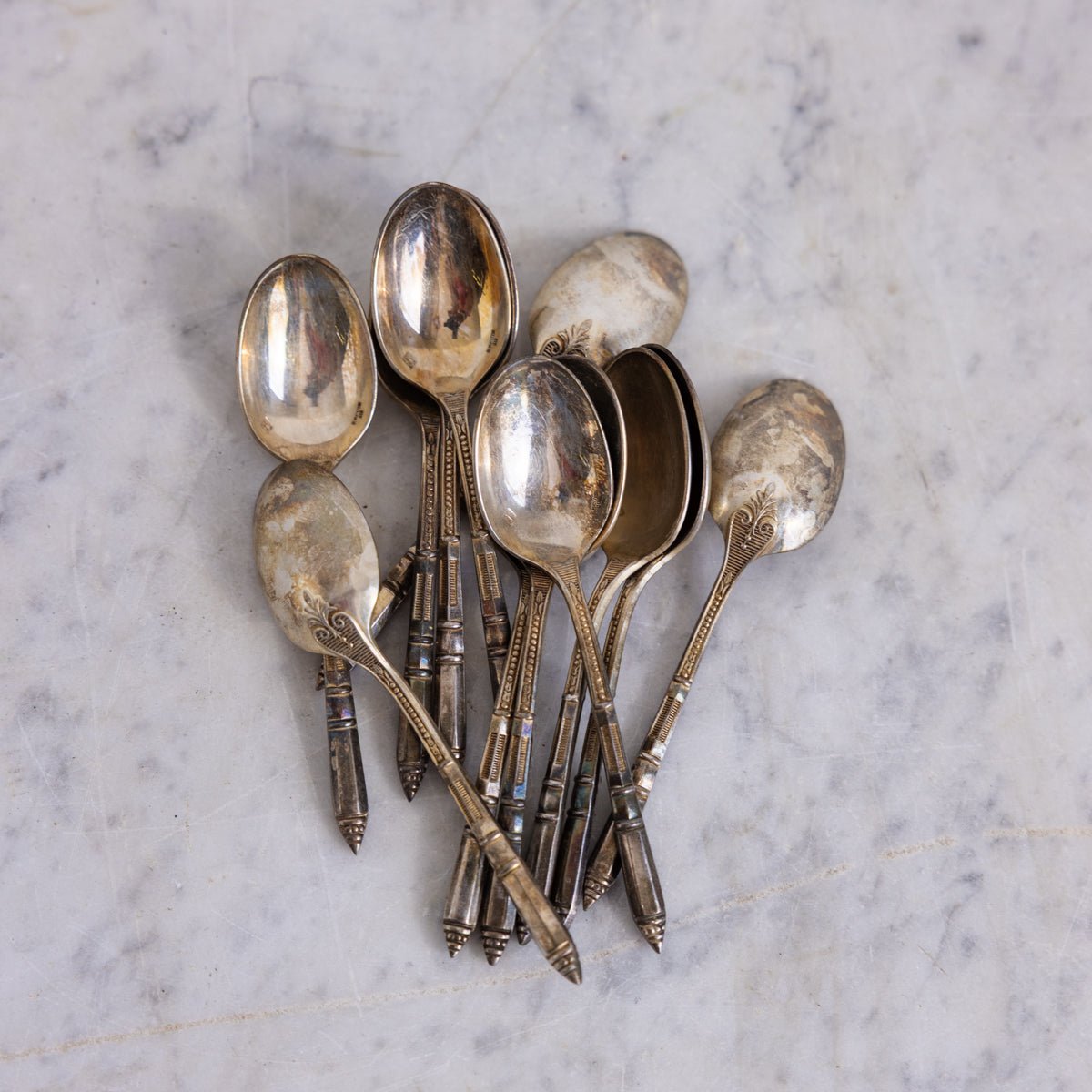 Ercuis Demitasse Spoon Set of 12 - elsie green - the french kitchen