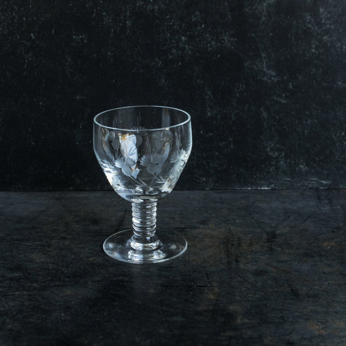 Etched Strawberry Petite Glass Set Of 9 - elsie green - The French Kitchen