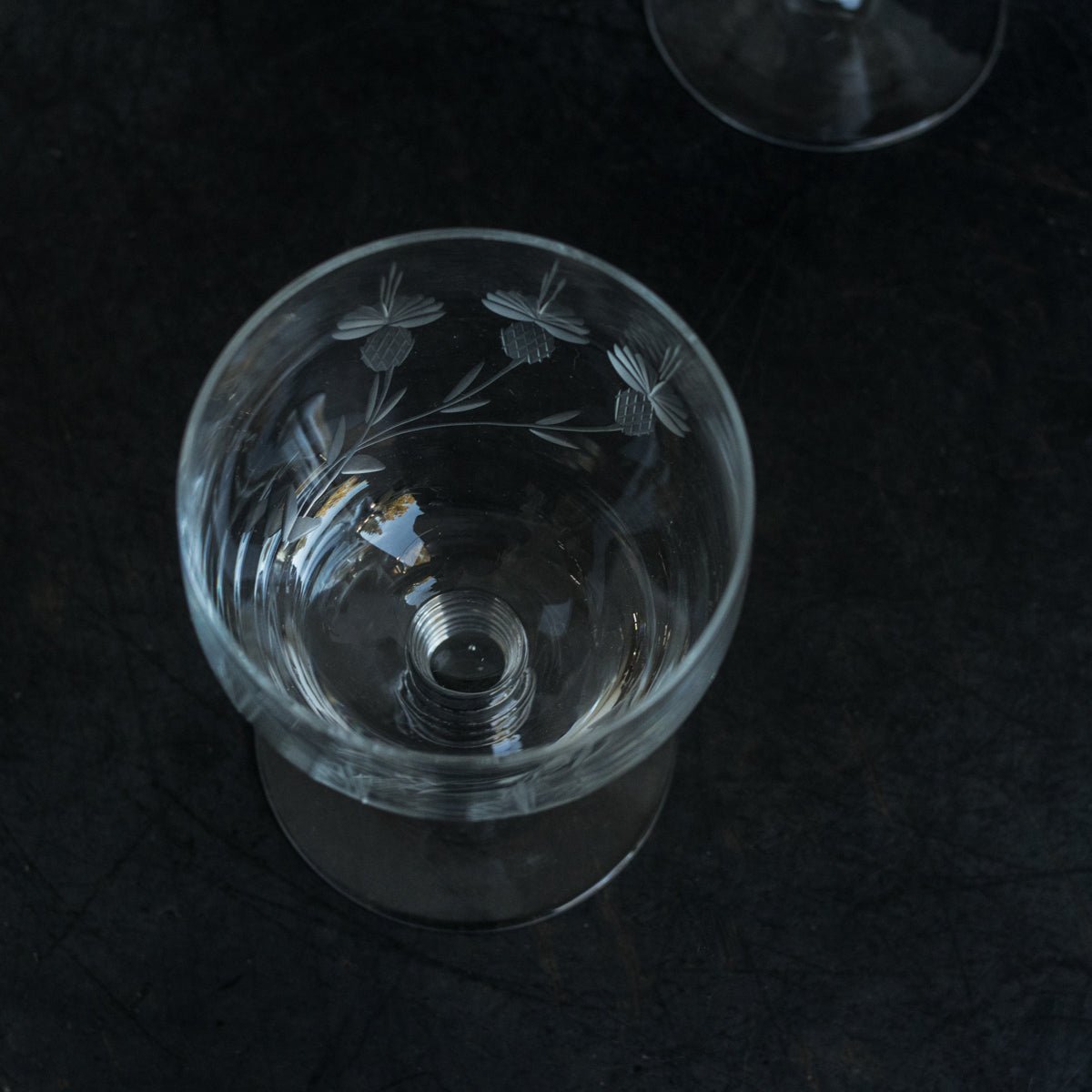 Etched Strawberry Petite Glass Set Of 9 - elsie green - The French Kitchen