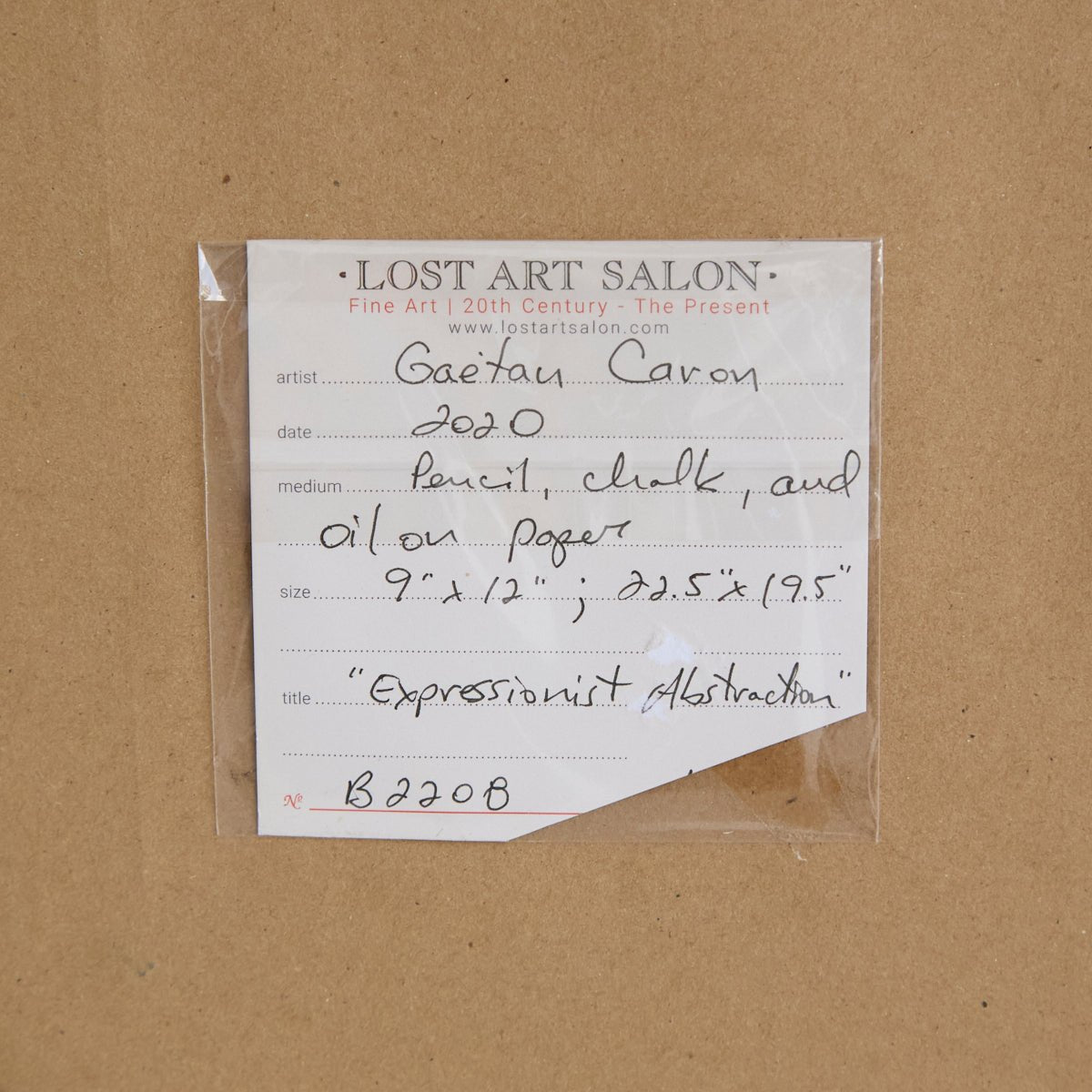 Expressionist Abstraction | Gaetan Caron | Lost Art Salon Collection - elsie green - art