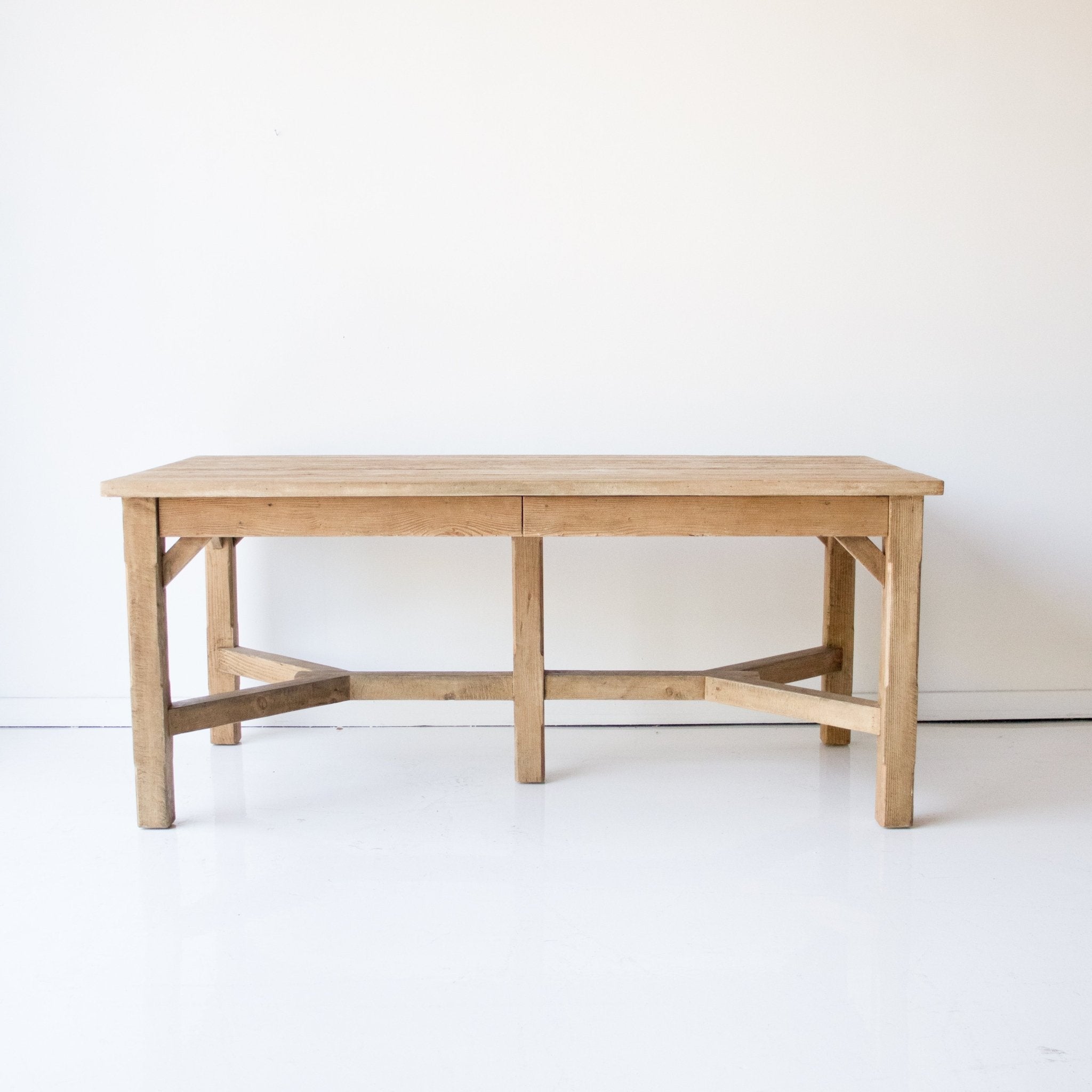 Farmhouse Reclaimed Wood Work Table | Floor Sample - elsie green - Custom Furniture