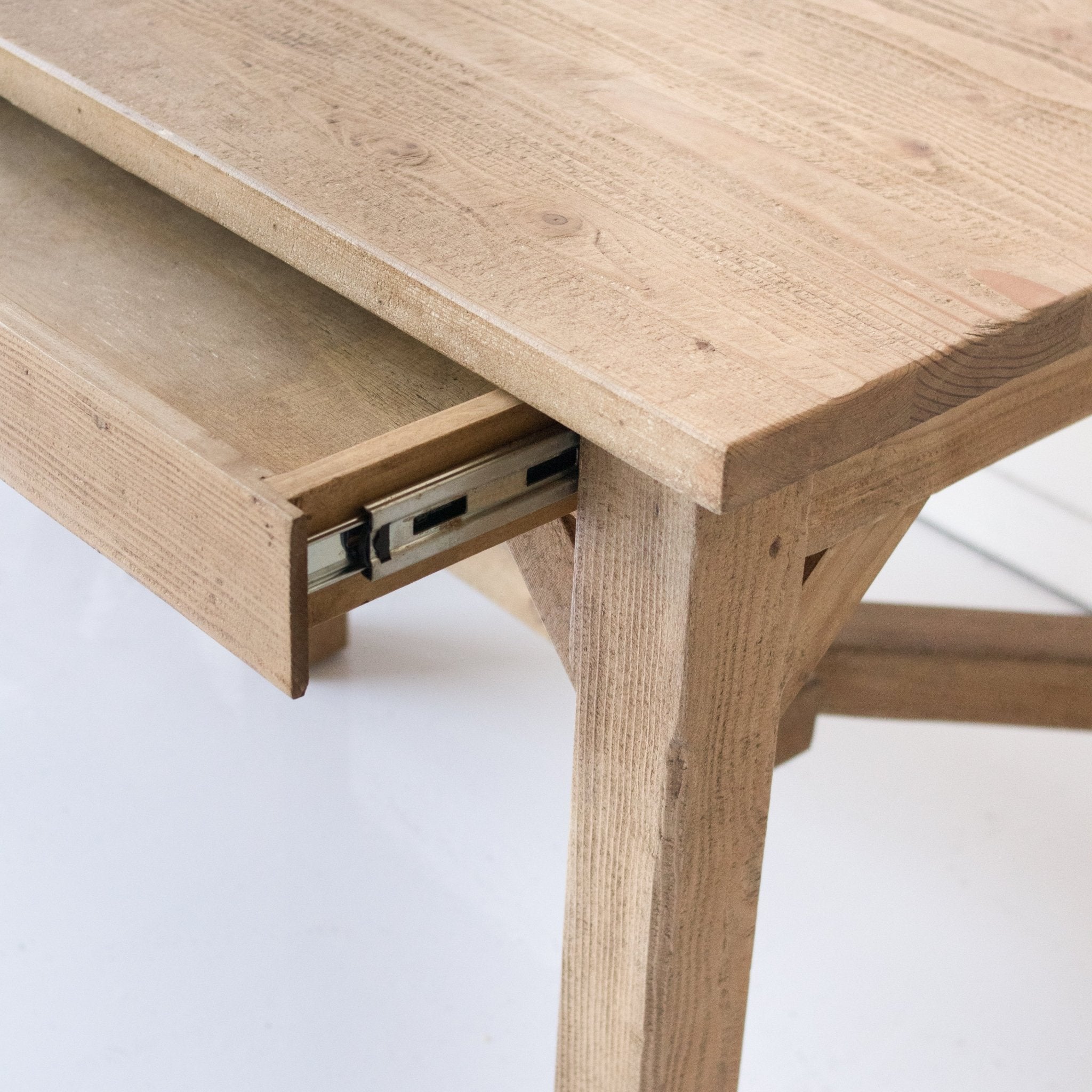 Farmhouse Reclaimed Wood Work Table | Floor Sample - elsie green - Custom Furniture