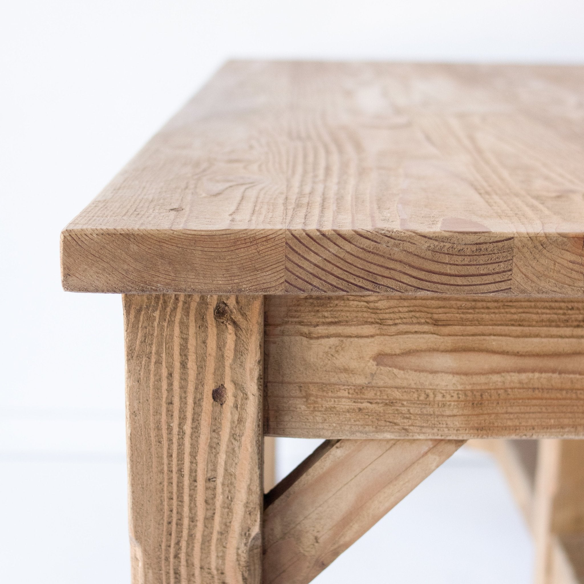 Farmhouse Reclaimed Wood Work Table | Floor Sample - elsie green - Custom Furniture