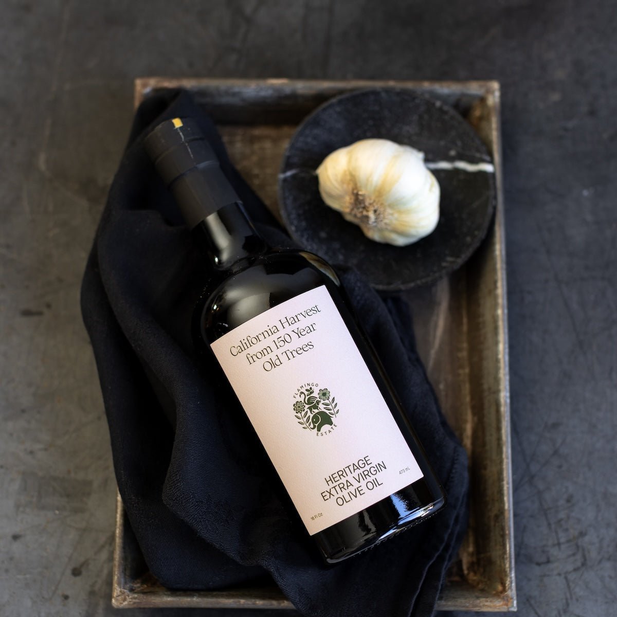 Flamingo Estate Heritage Extra Virgin Olive Oil - elsie green - the french kitchen