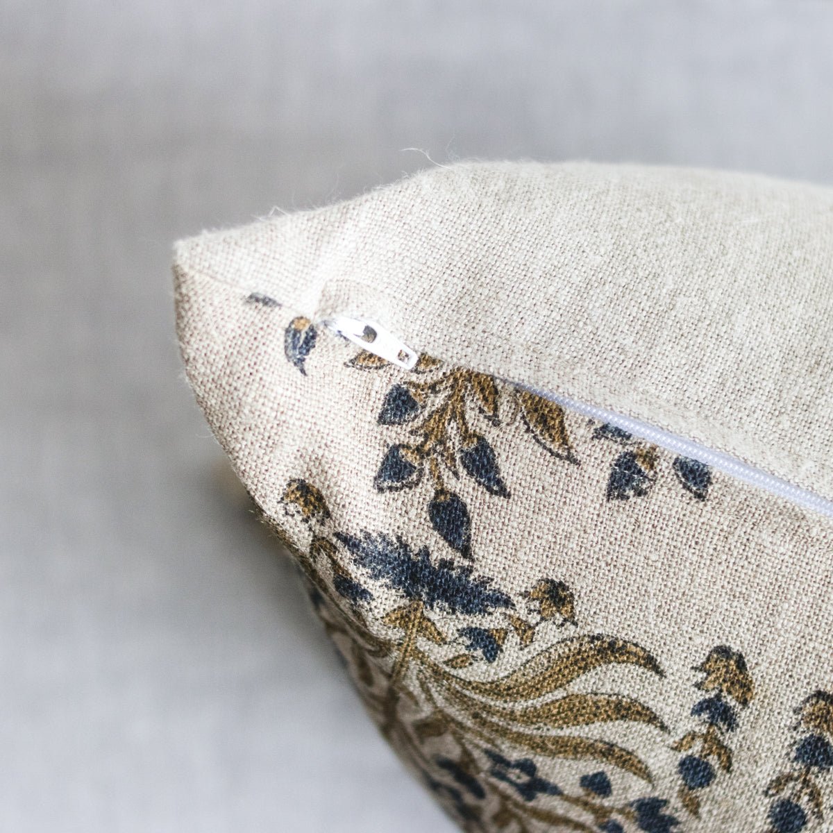 Fleur Indigo Lumbar Pillow Cover - elsie green - Textiles