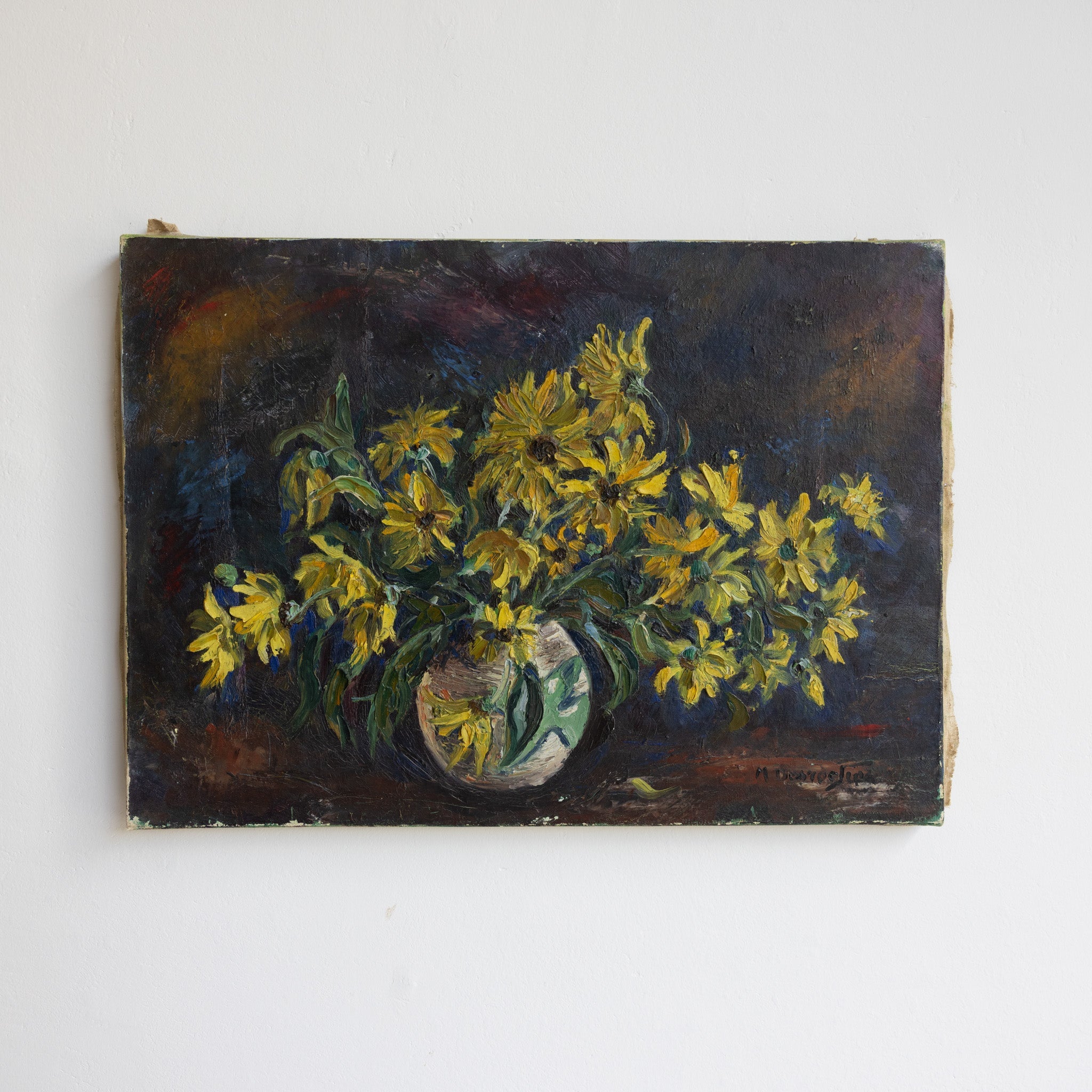 Floral Still Life Oil Painting - elsie green - art