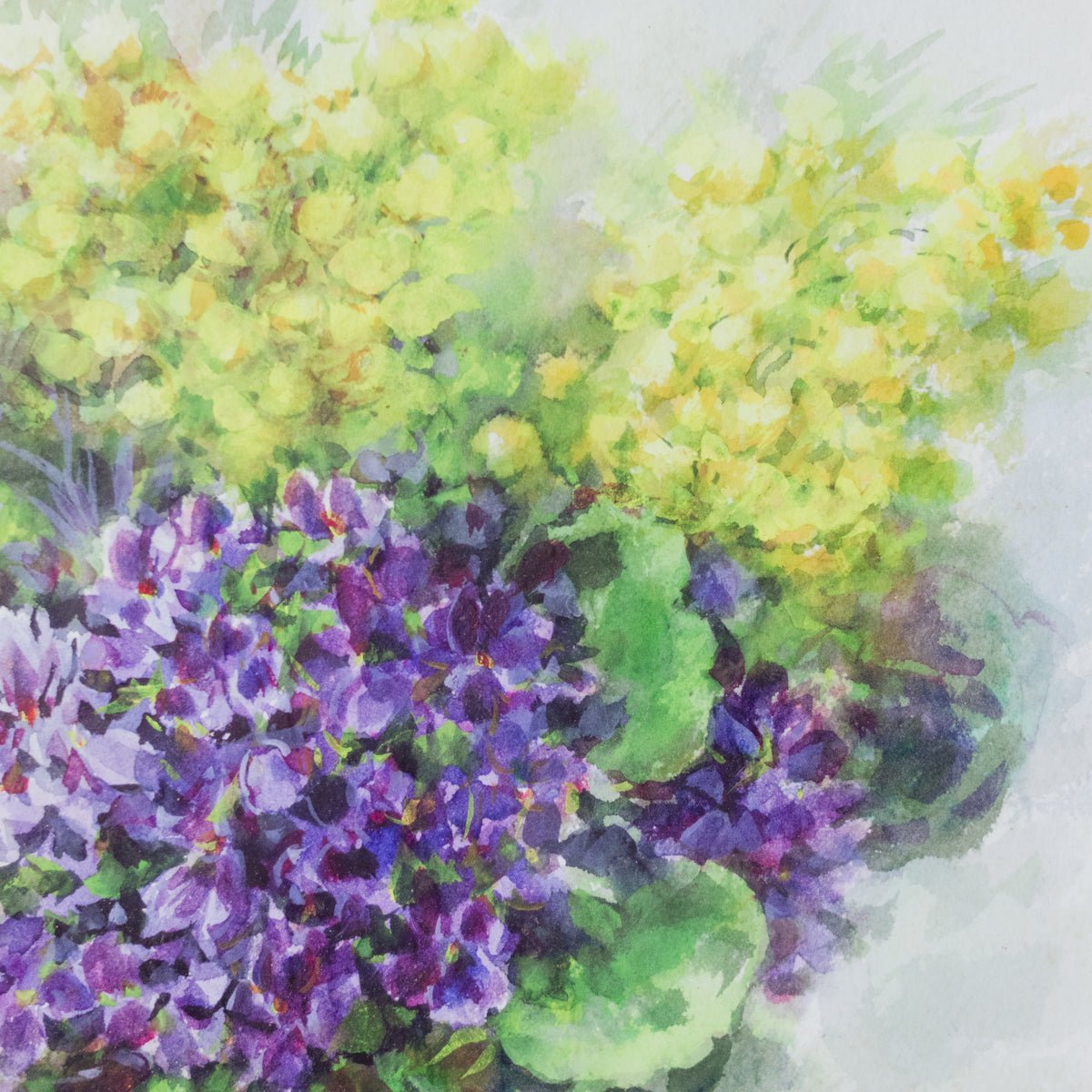 Floral Still Life Watercolor Painting - elsie green - art