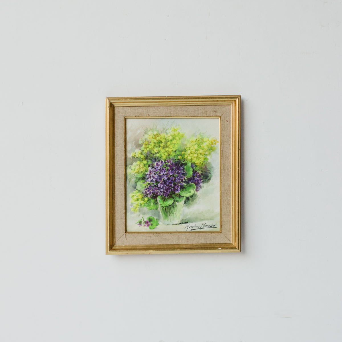 Floral Still Life Watercolor Painting - elsie green - art