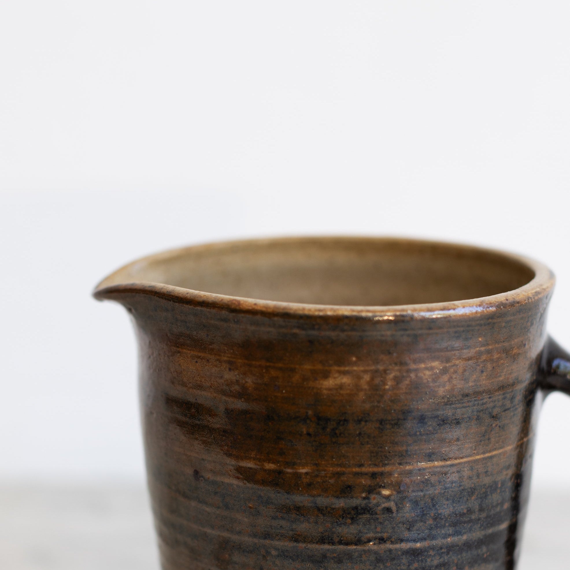 Fontgambault Abbey Stoneware Pitcher | Signed by Artist - elsie green - the french kitchen