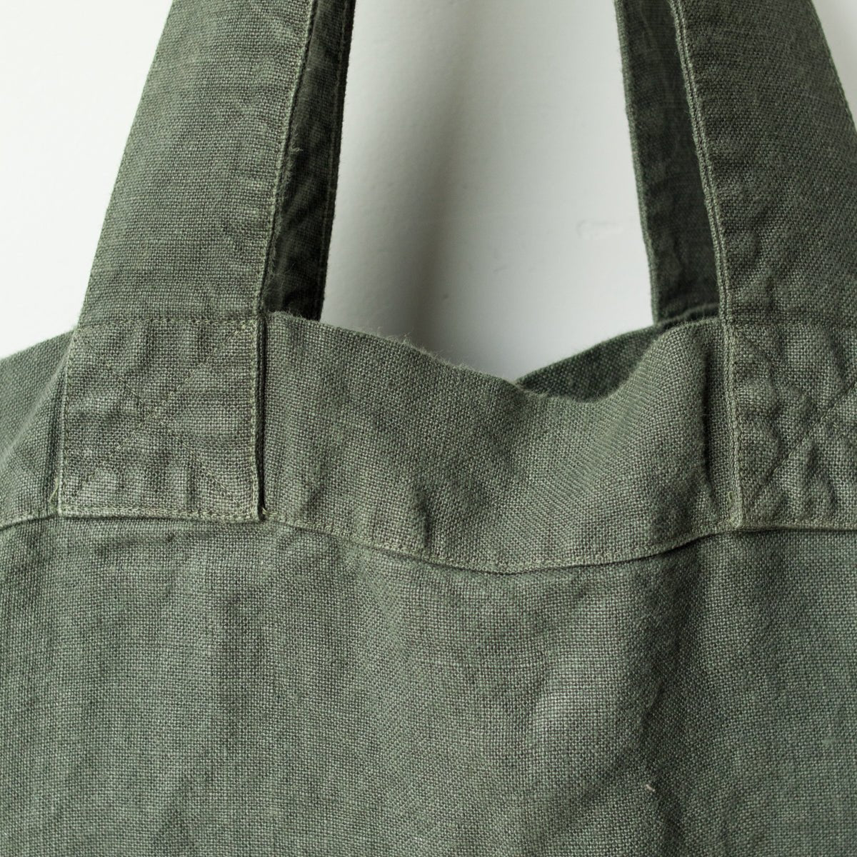French Linen Tote Bag - elsie green - textiles