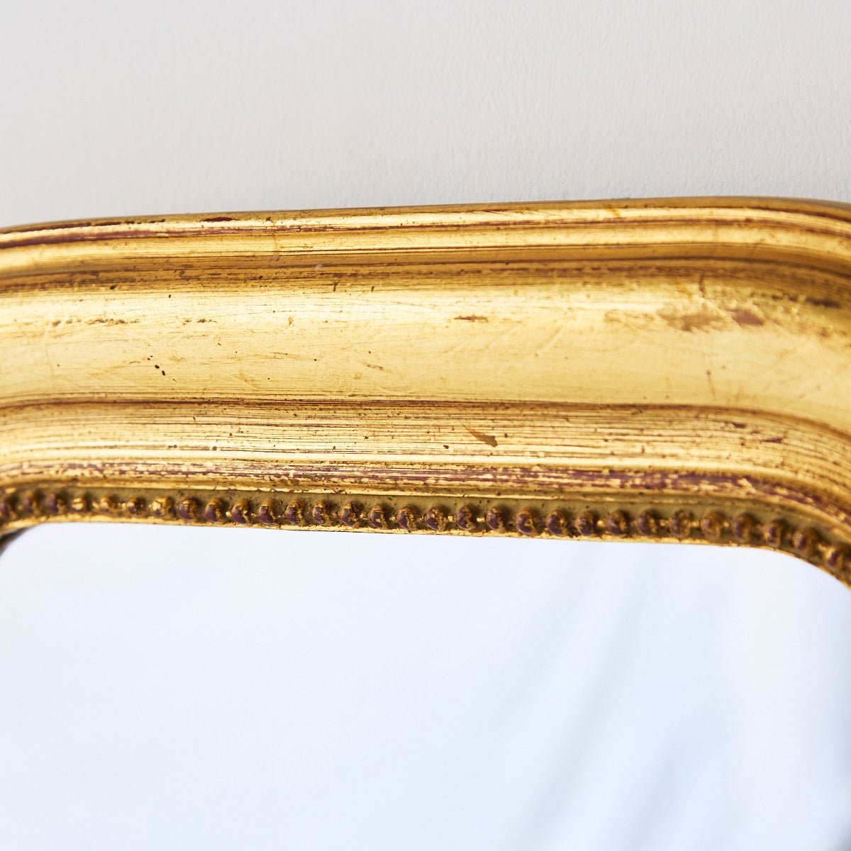 Gilded Louis Philippe Mirror | 15.25 x 19 - elsie green - decor