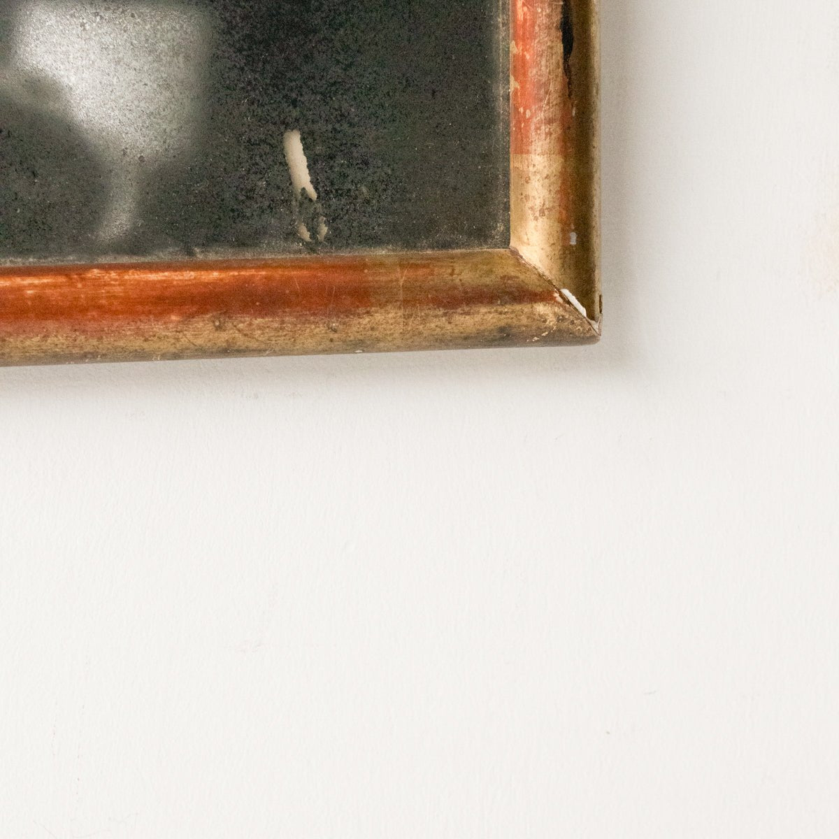 Gilded Mirror with Red Clay Bole - elsie green - decor