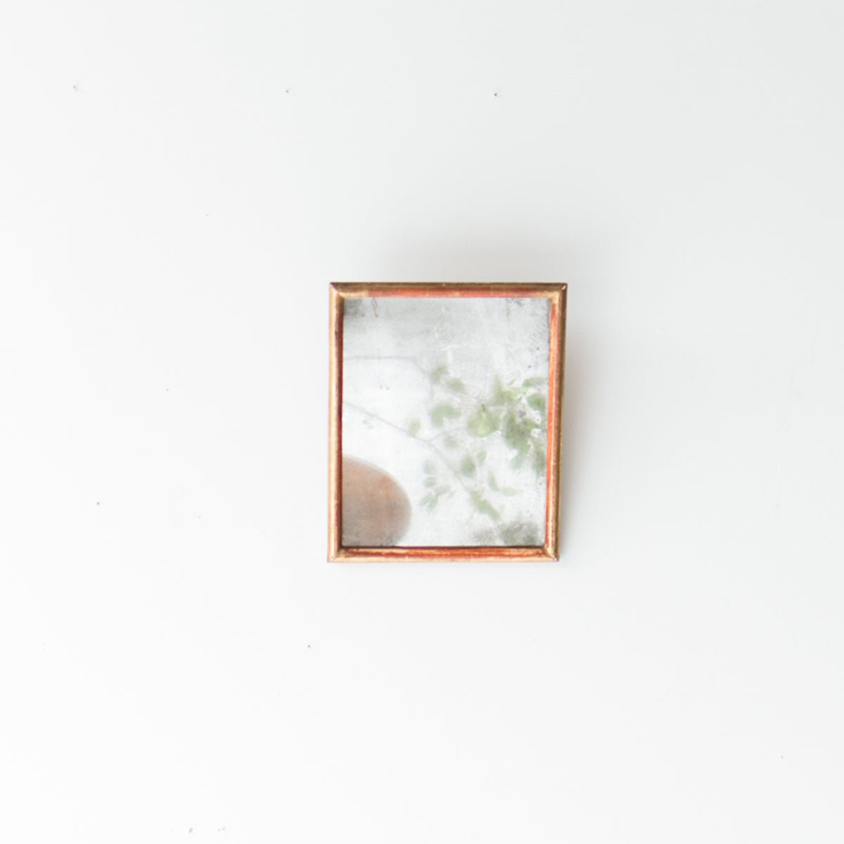 Gilded Mirror with Red Clay Bole - elsie green - decor