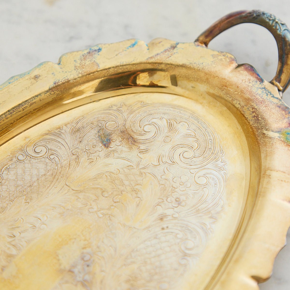 Gold Plated Tray | The Patrick Orbe Collection - elsie green - the french kitchen