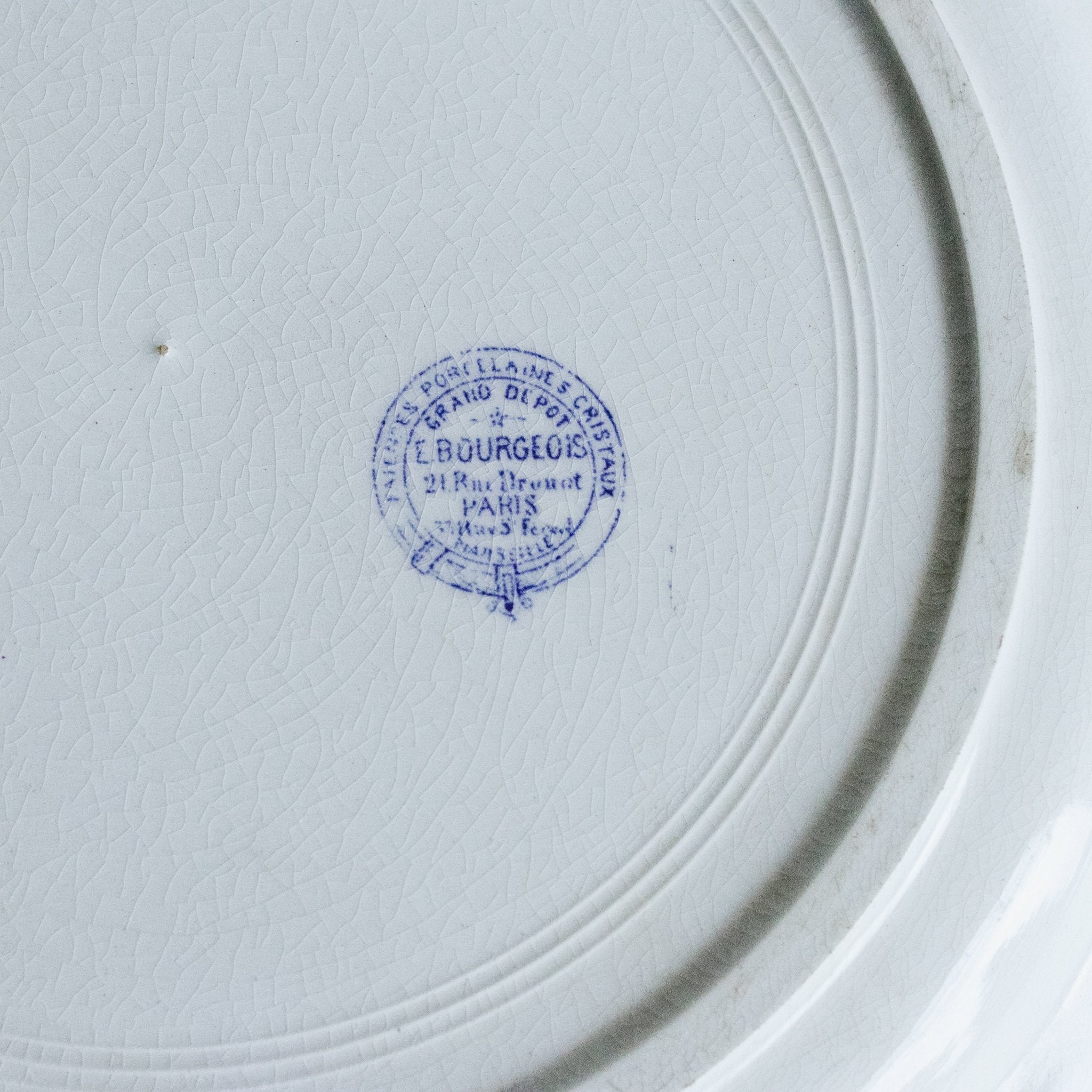 Grand Depot Bourgeios Paris Transferware Platter - elsie green - The French Kitchen