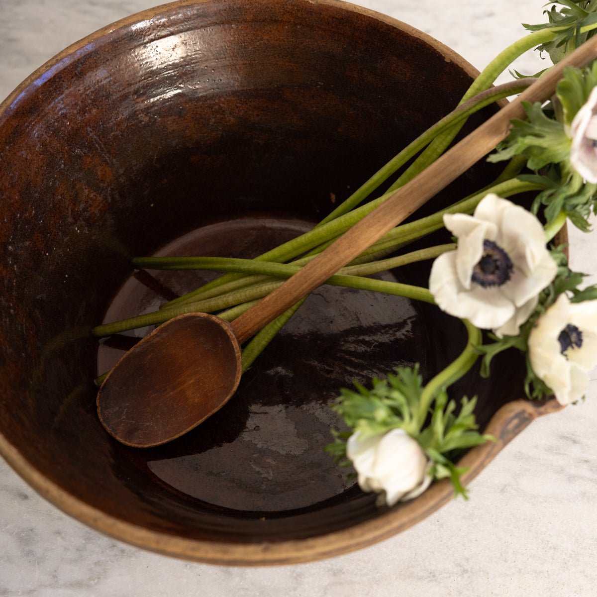 Grande Antique Tian with Wood Spoon - elsie green - the french kitchen
