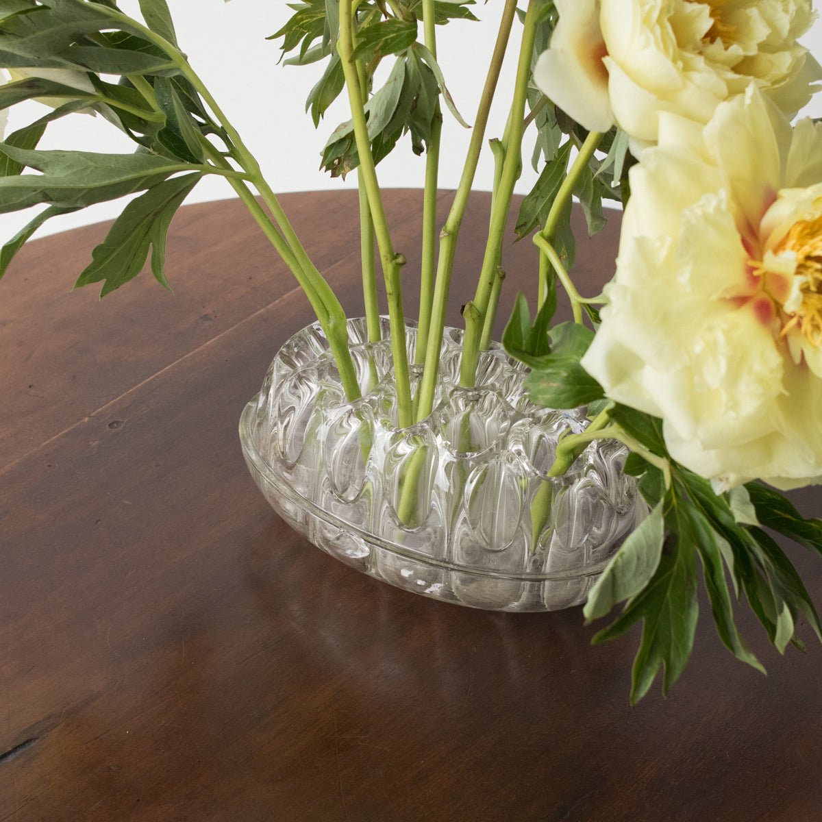 Grande Glass Flower Frog - elsie green - decor