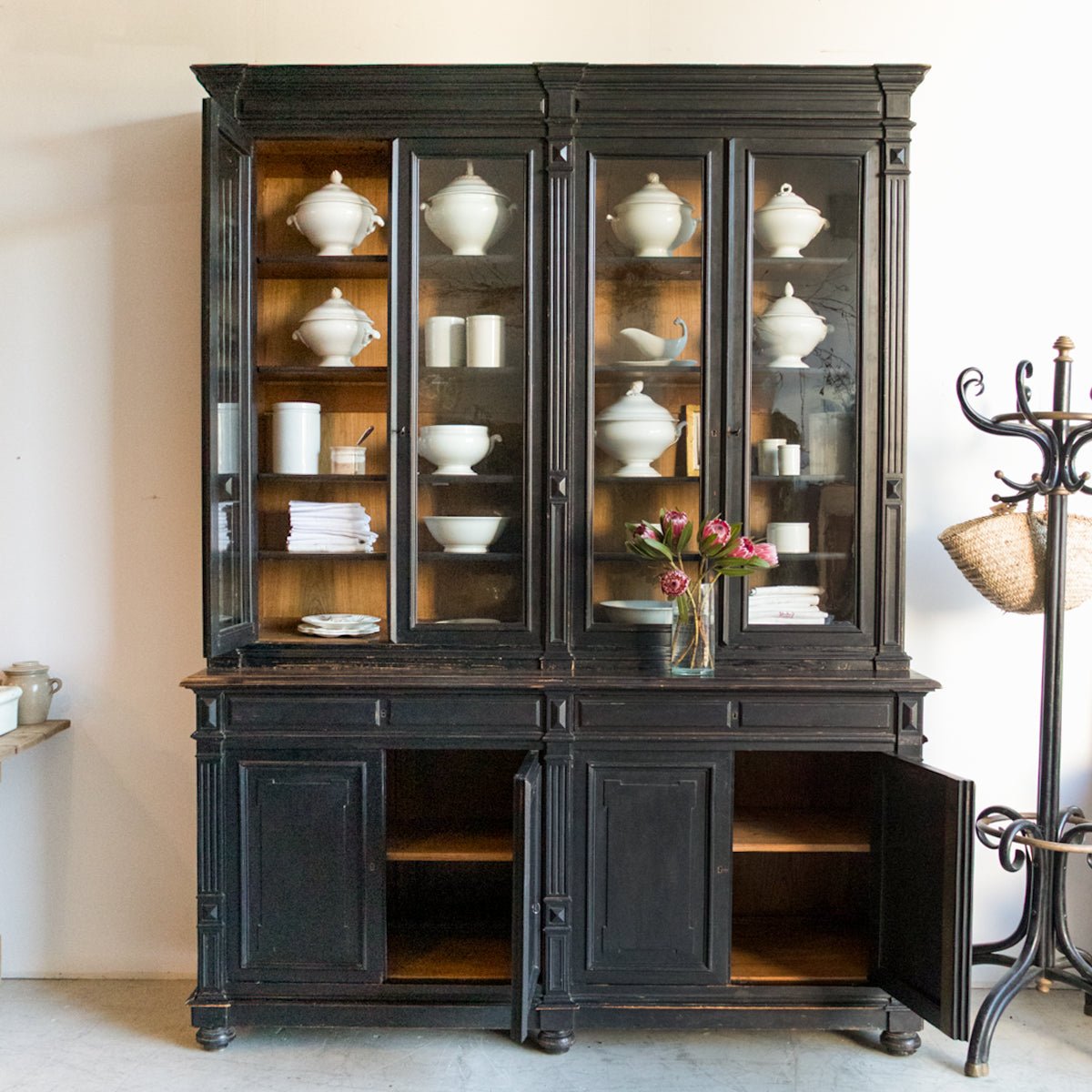 Grande Napoleon III Library Cabinet - elsie green - furniture