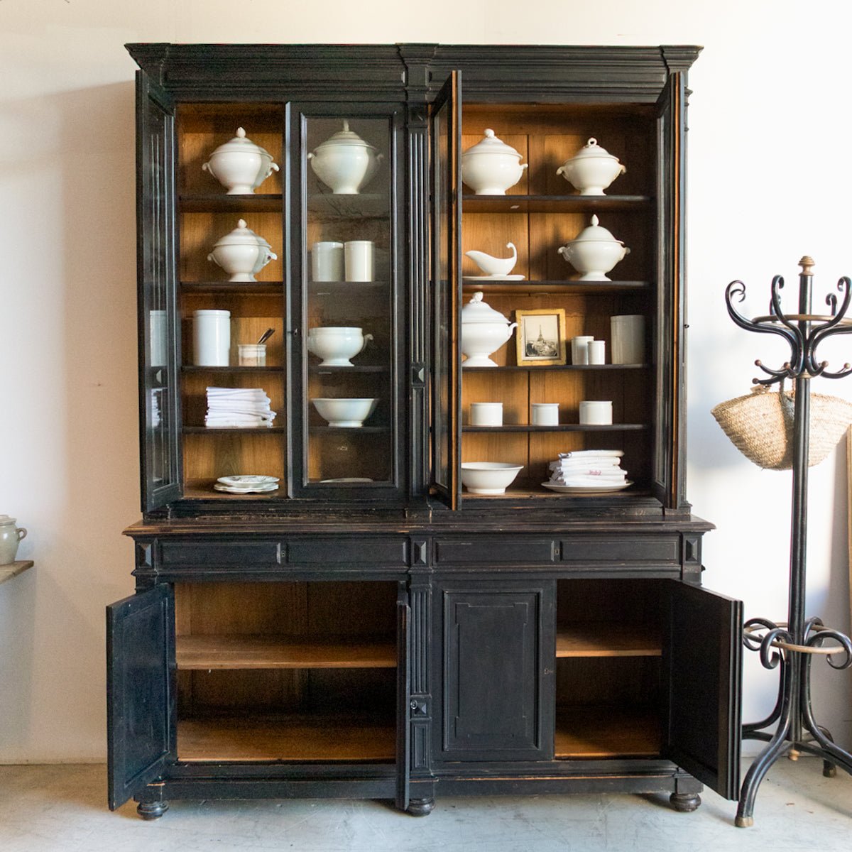 Grande Napoleon III Library Cabinet - elsie green - furniture