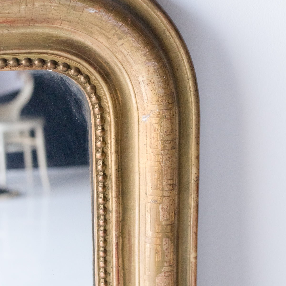 Greek Key Mirror With Red Clay Bole | 23 X 29 - elsie green - decor