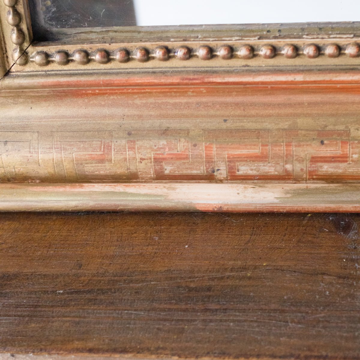 Greek Key Mirror With Red Clay Bole | 23 X 29 - elsie green - decor