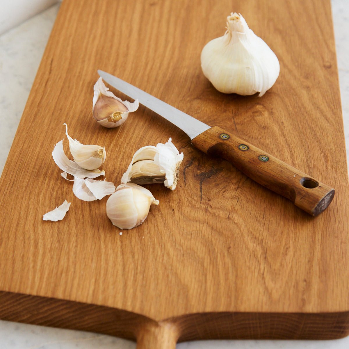 Hand Carved Oak Bread Board - elsie green - the french kitchen