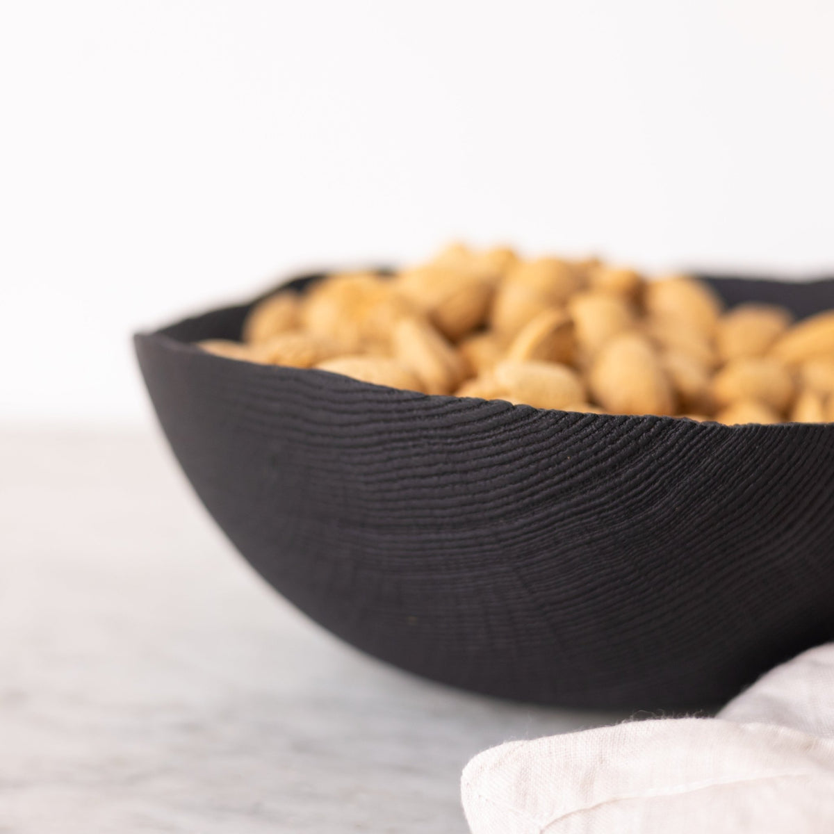 Hand Carved Oak Shou Sugi Ban Bowl - elsie green - the french kitchen