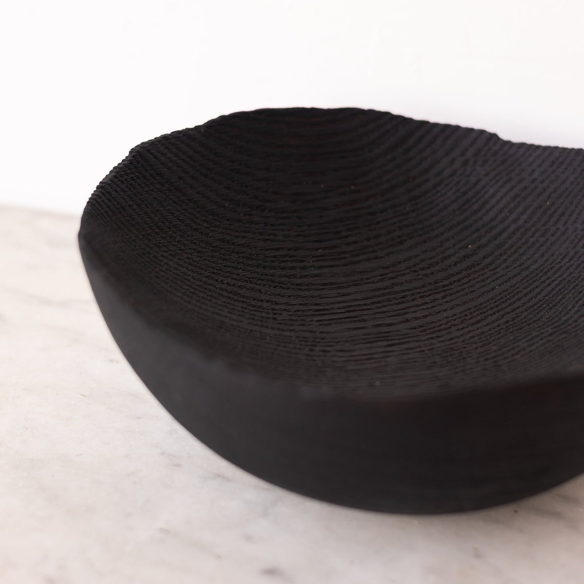 Hand Carved Oak Shou Sugi Ban Bowl - elsie green - the french kitchen