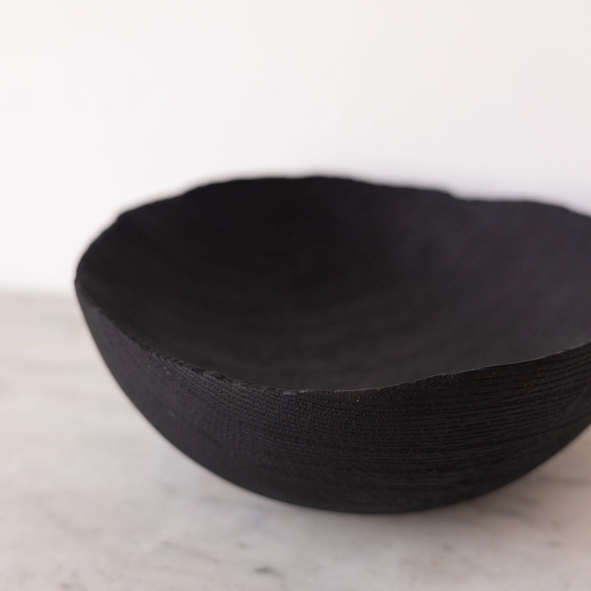 Hand Carved Oak Shou Sugi Ban Bowl - elsie green - the french kitchen