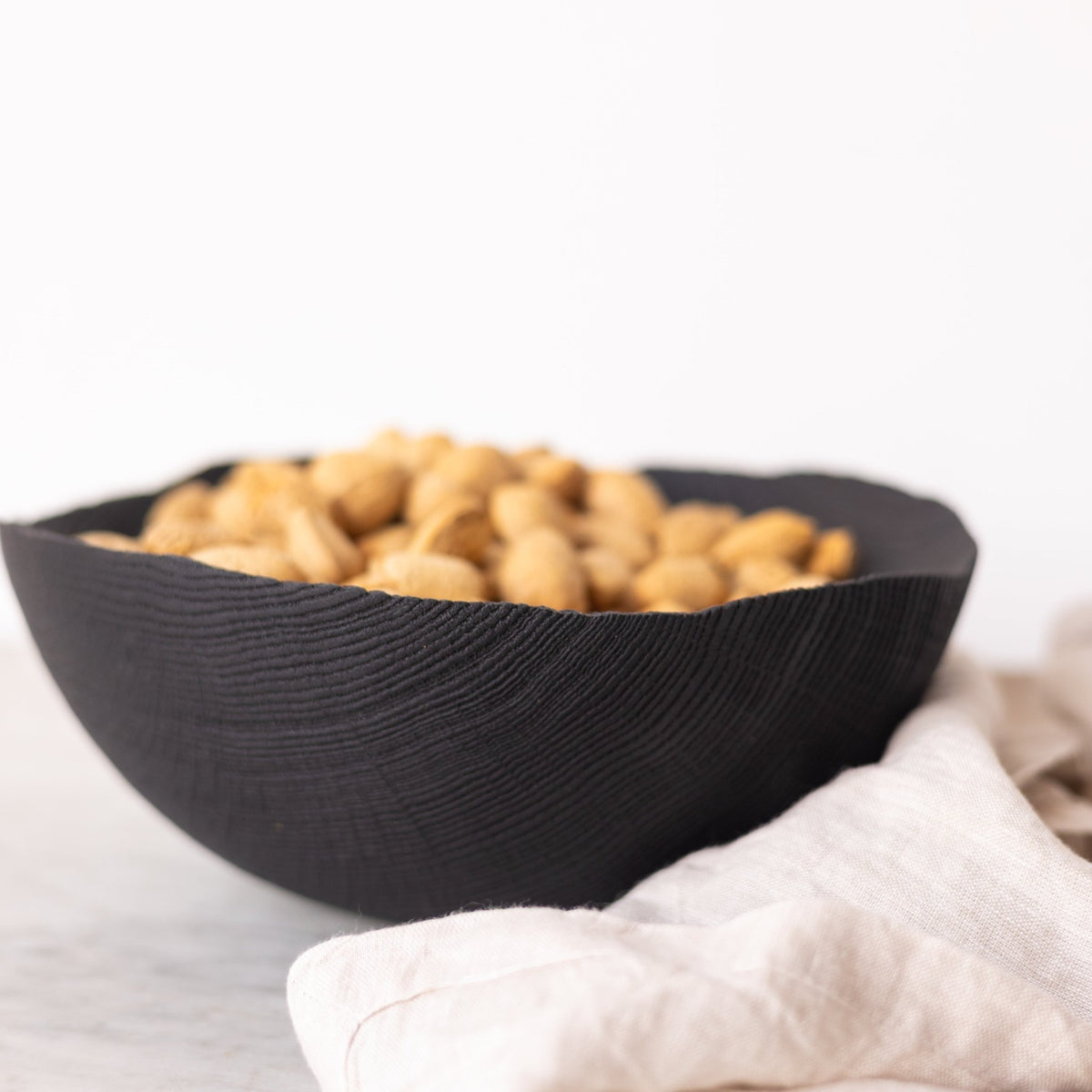 Hand Carved Oak Shou Sugi Ban Bowl - elsie green - the french kitchen