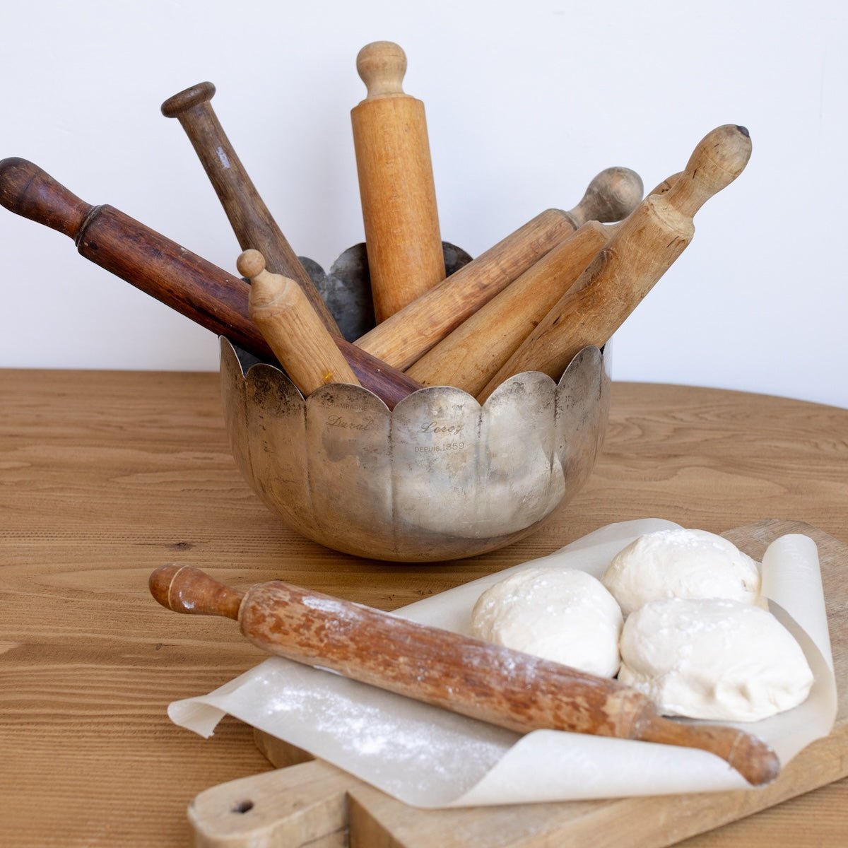 Hand Carved Rolling Pin - elsie green - the french kitchen