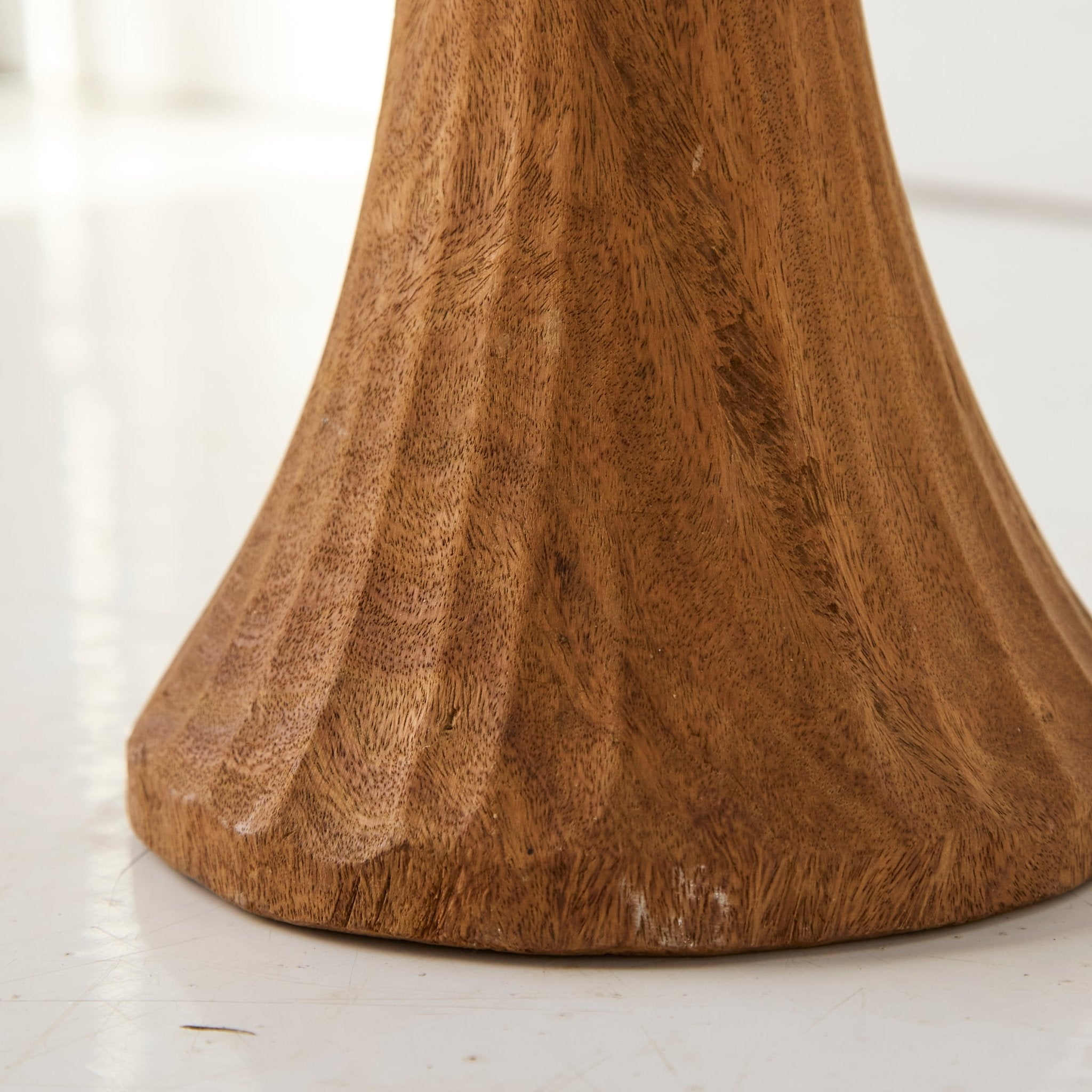 Hand Carved Stool - elsie green - furniture