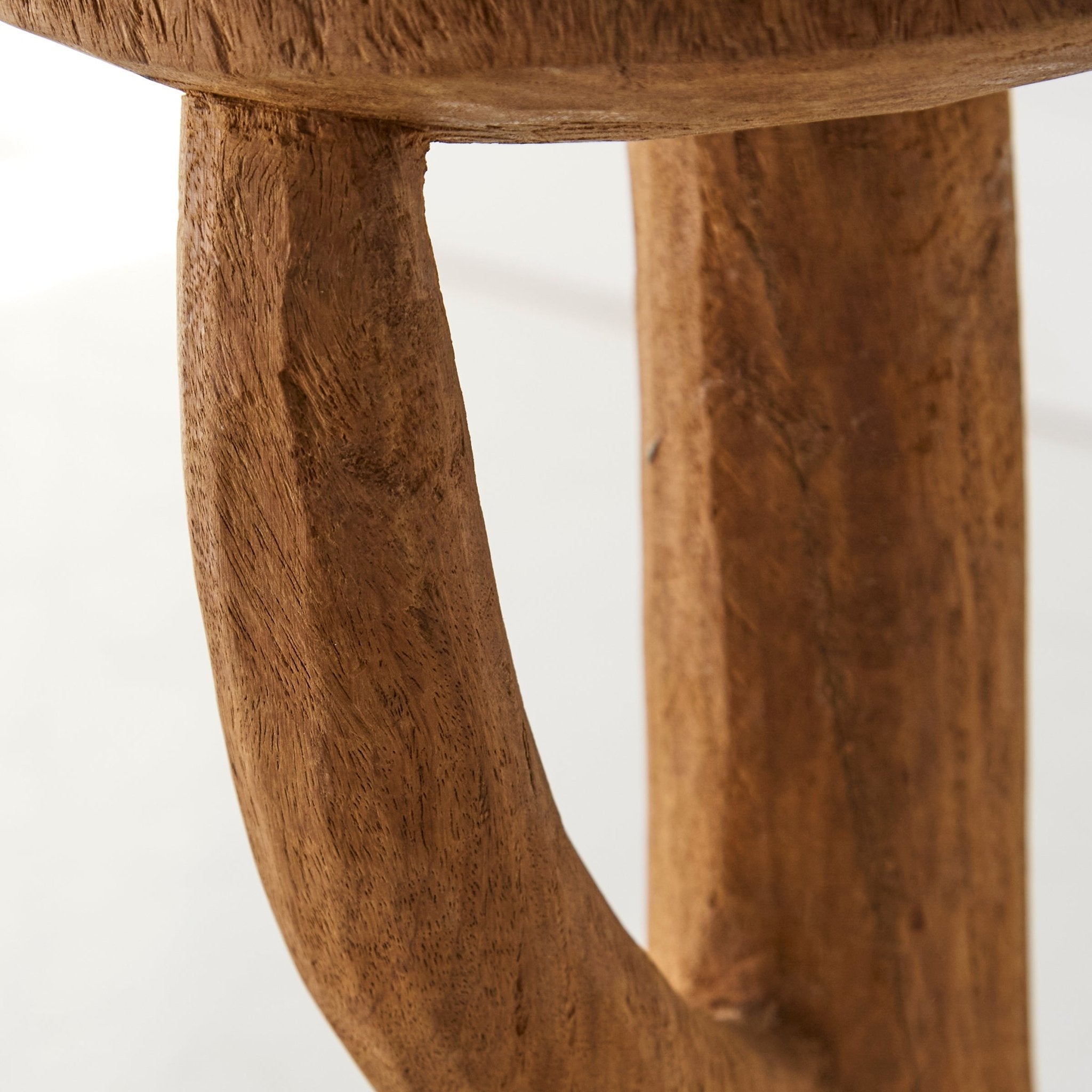 Hand Carved Stool - elsie green - furniture