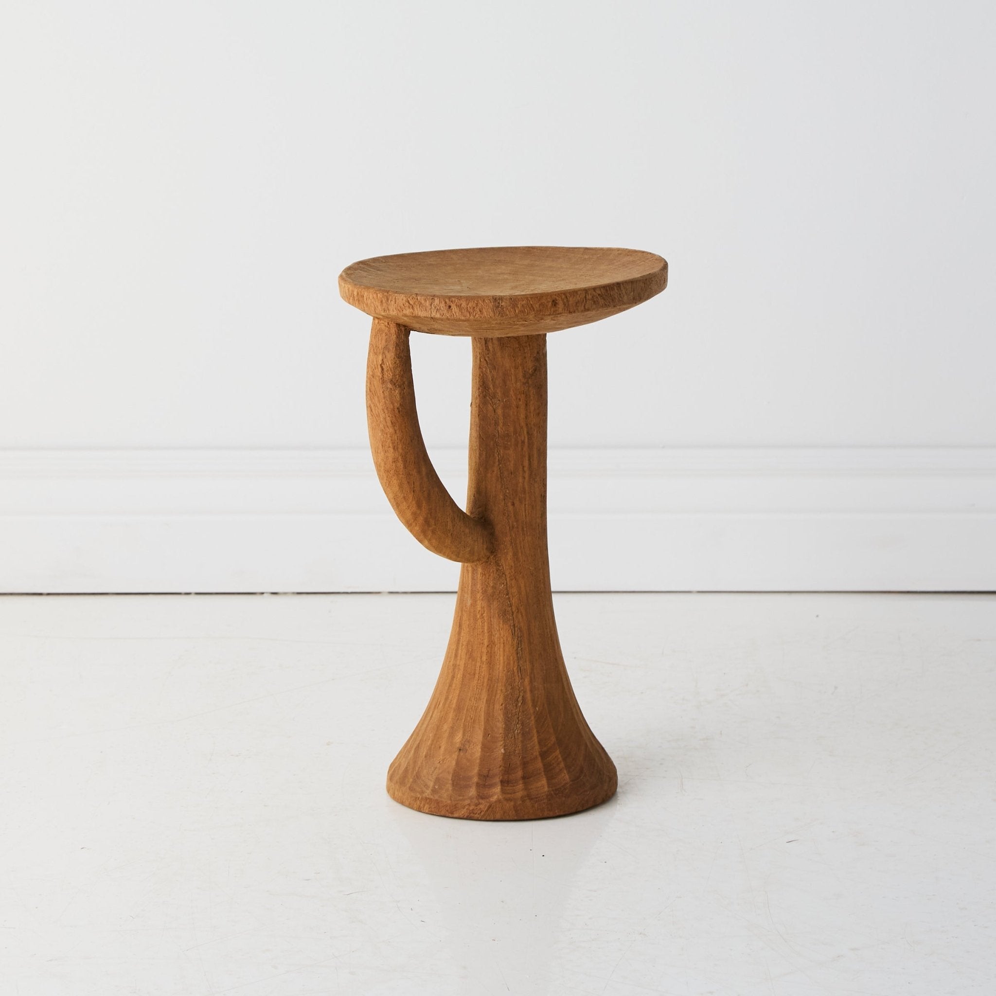 Hand Carved Stool - elsie green - furniture