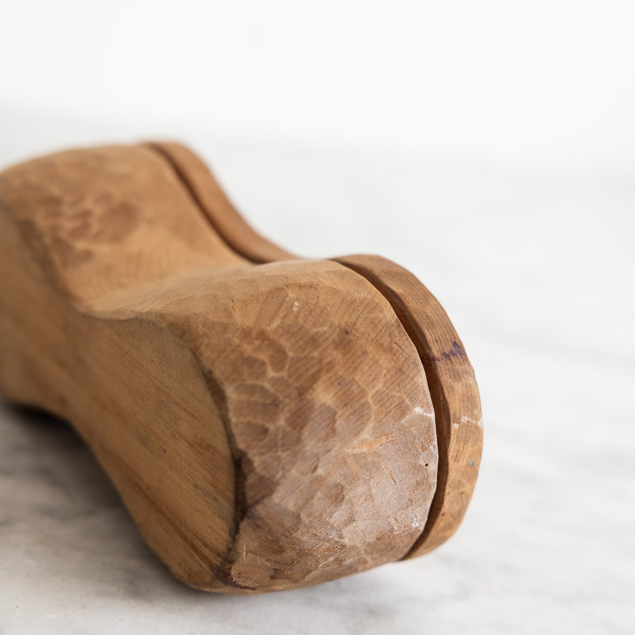 Hand Carved Wood Spice Dispenser with Pair of Silver Salt Spoons - elsie green - the french kitchen