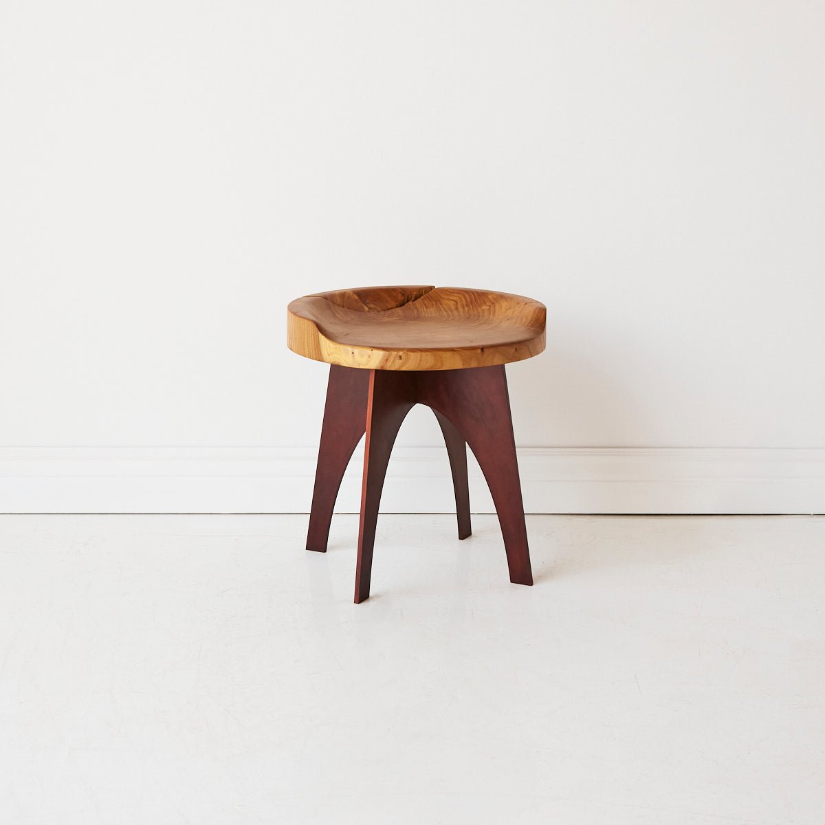 Hand Made Elm Side Table - elsie green - furniture