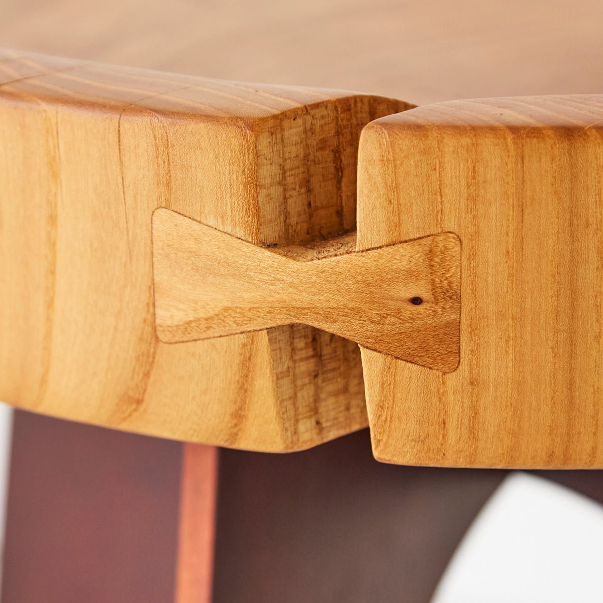 Hand Made Elm Side Table - elsie green - furniture