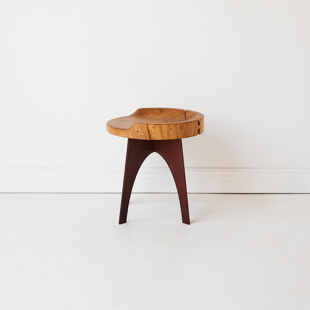 Hand Made Elm Side Table - elsie green - furniture