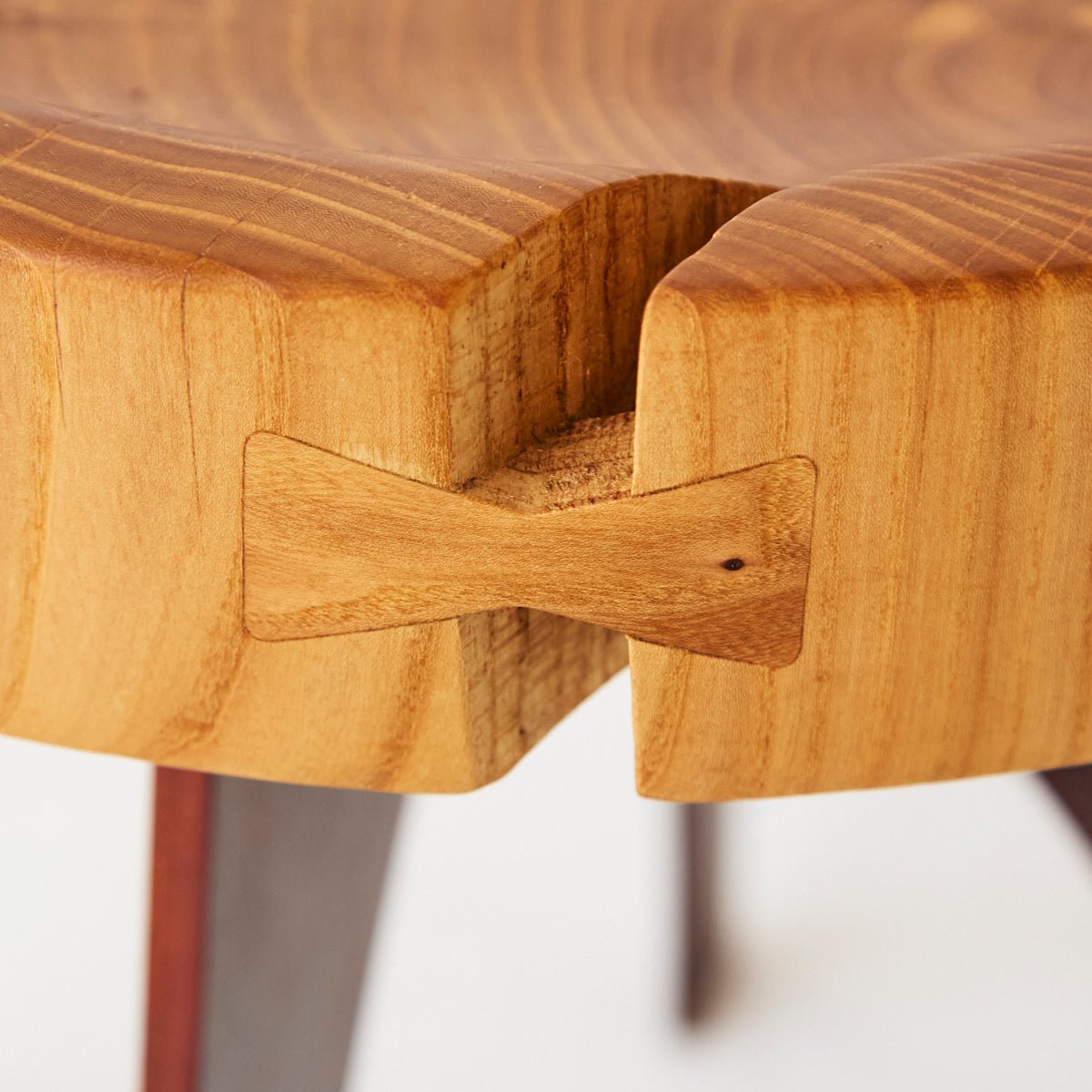 Hand Made Elm Side Table - elsie green - furniture