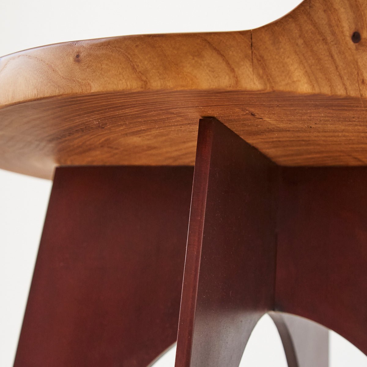 Hand Made Elm Side Table - elsie green - furniture