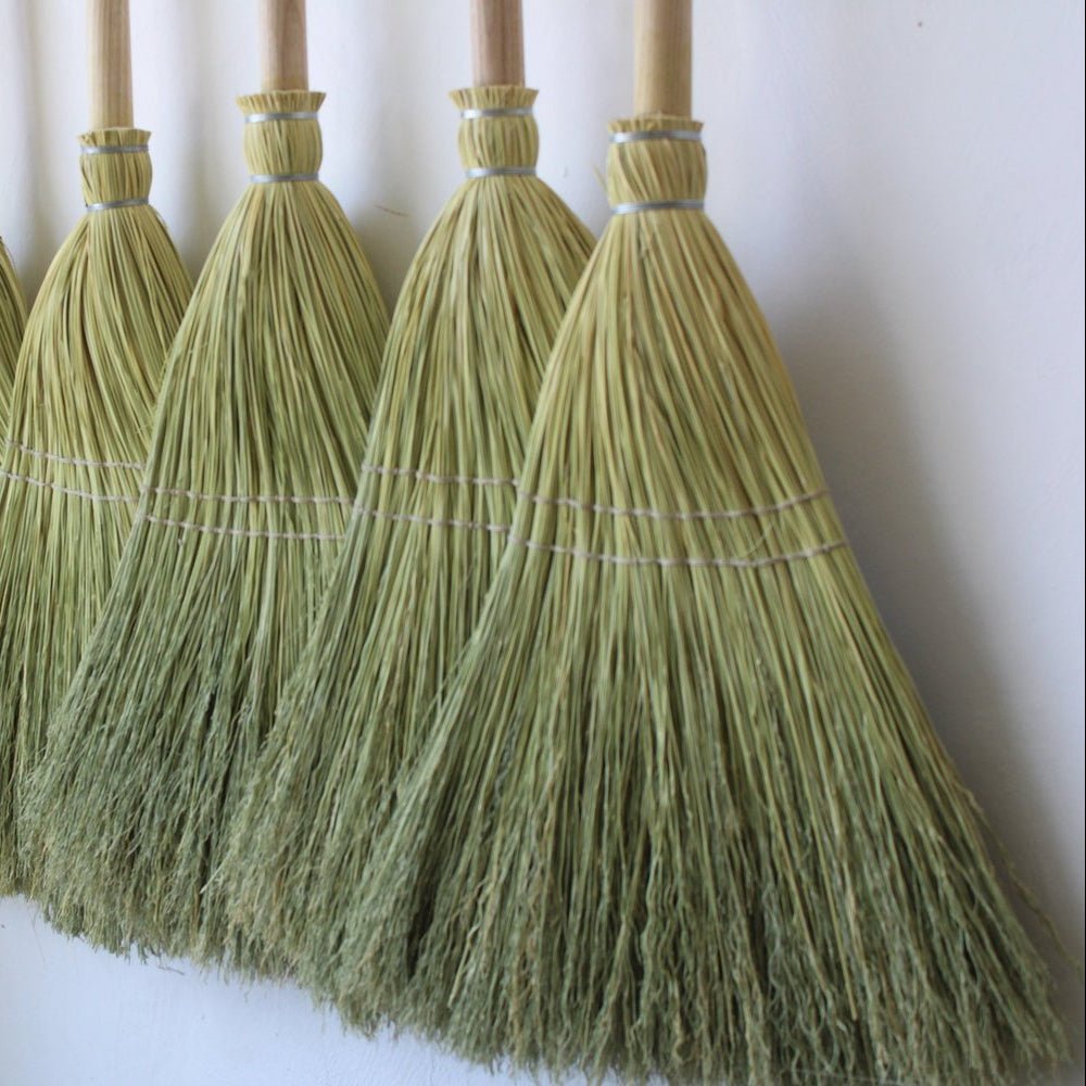 Hand Made Farmhouse Broom - elsie green - decor