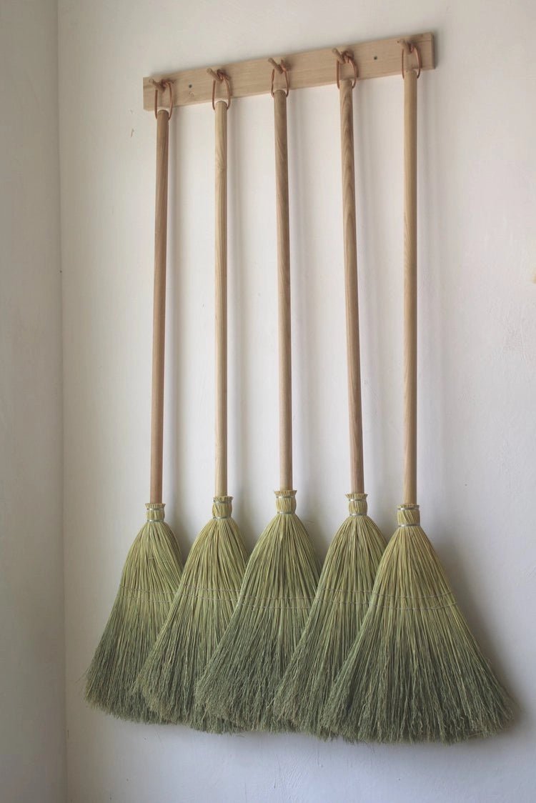 Hand Made Farmhouse Broom - elsie green - decor