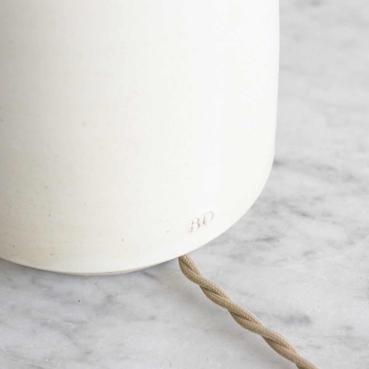 Hand Made Lamp | Eggshell | Bob Dinetz - elsie green - decor