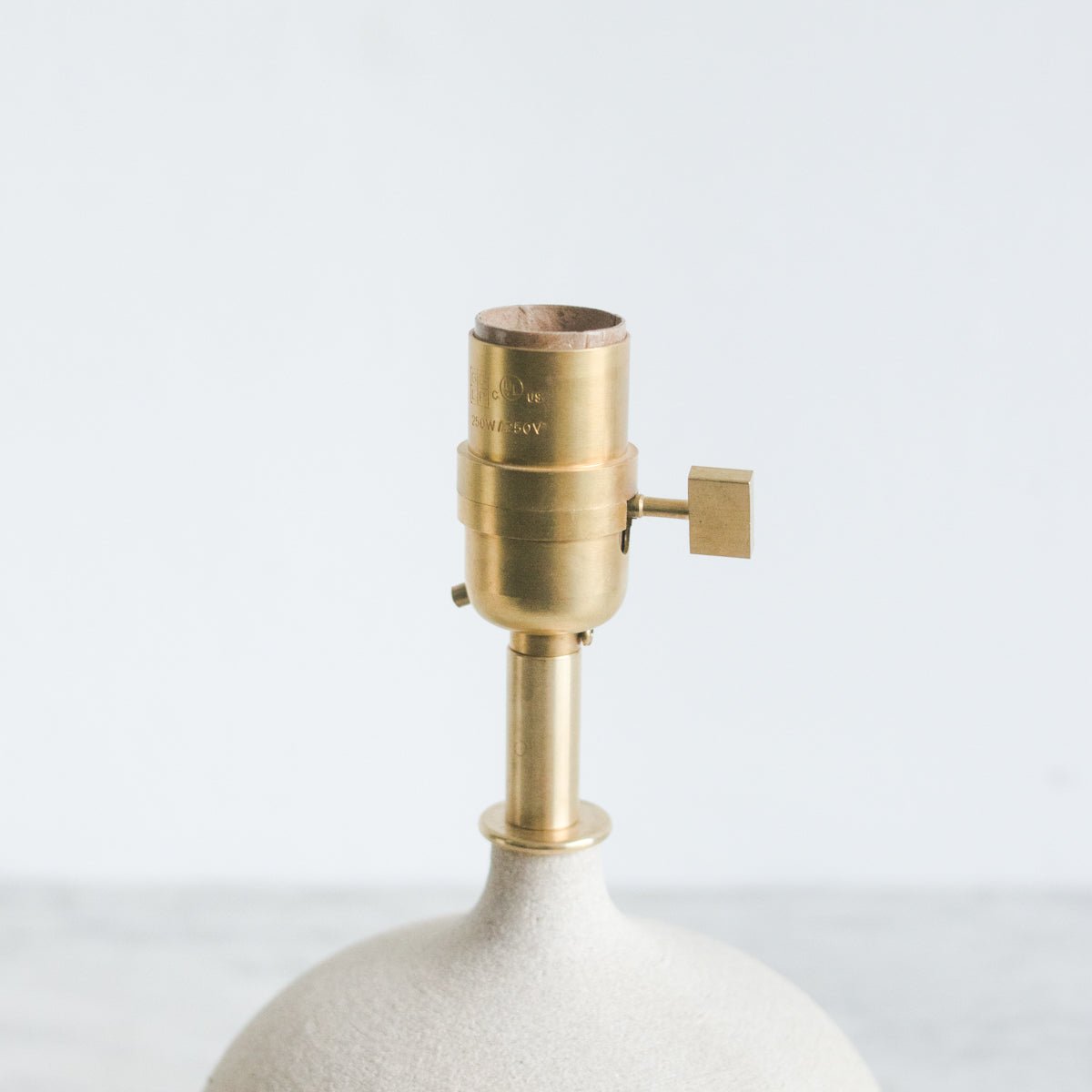 Hand Made Lamp | Oatmeal | Bob Dinetz - elsie green - decor